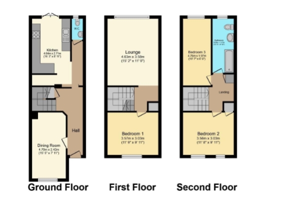 36, Woolf Close, Thamesmead floorplan