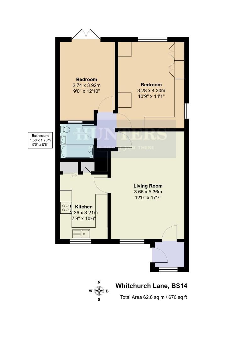 699, Whitchurch Lane, Bristol floorplan