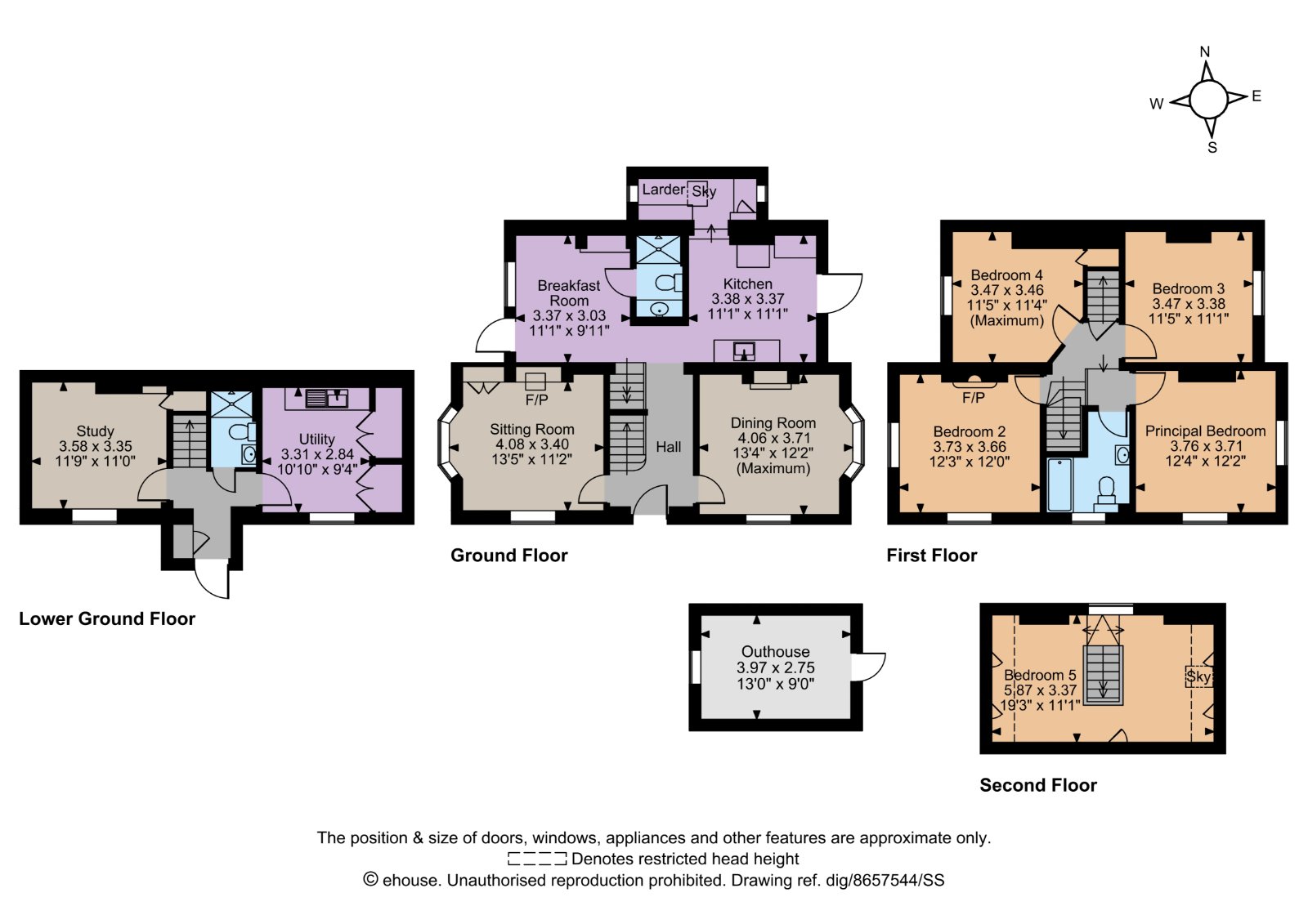 Ashdown,, Worcester Road, Tenbury Wells floorplan