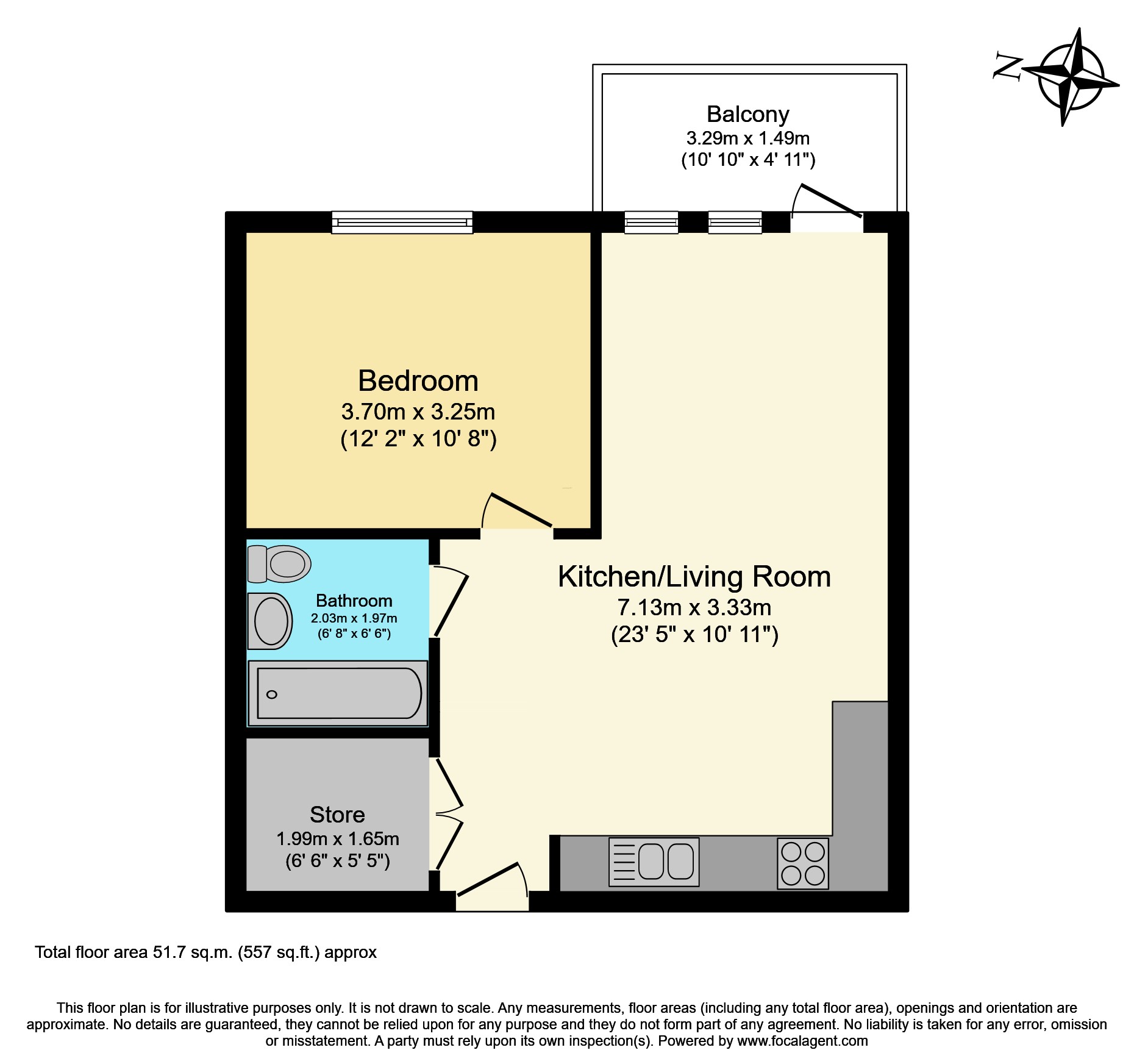 11 Kingsland Court, Streamdale Road, London floorplan