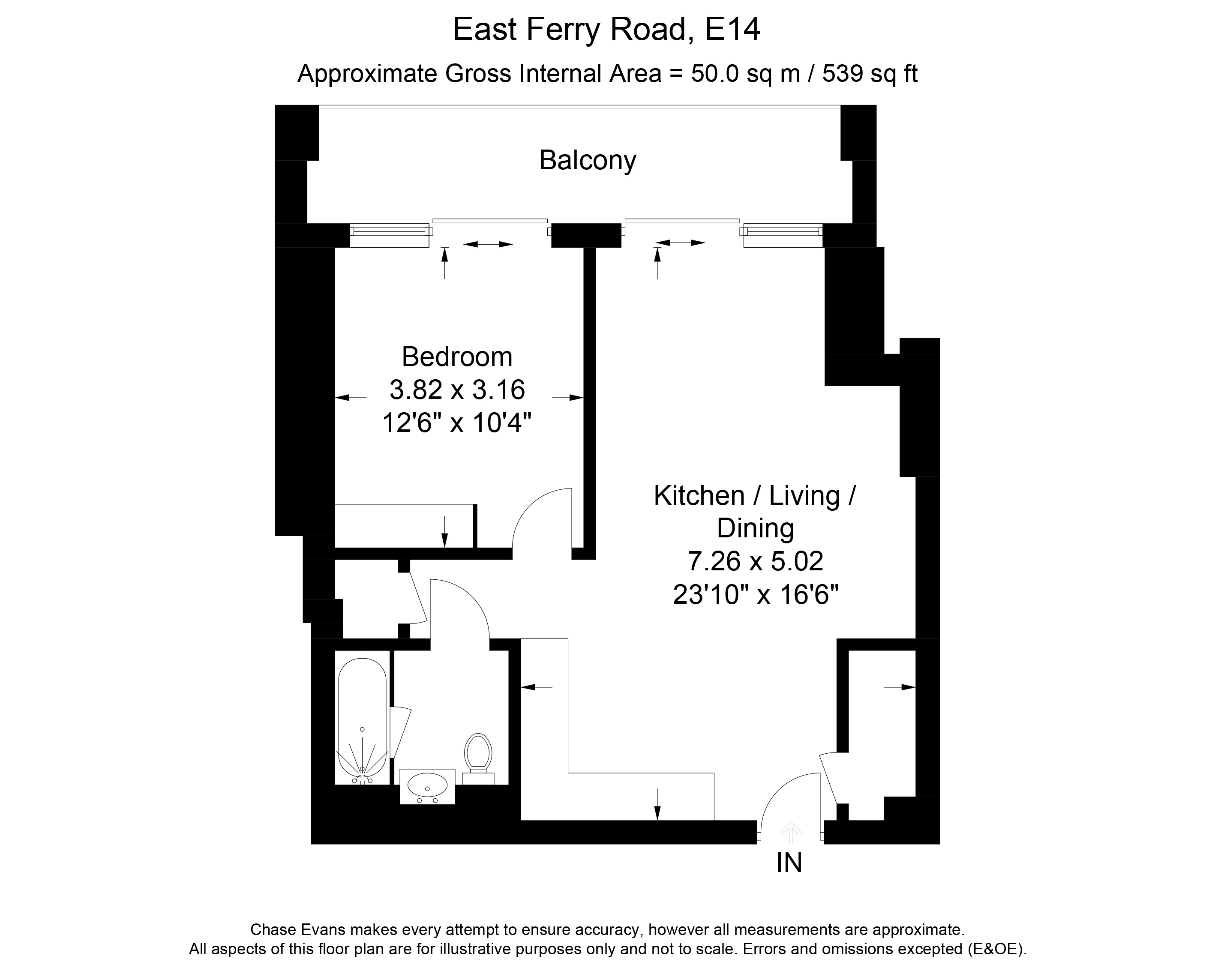 1 Bedrooms Flat to rent in Heritage Tower, Canary Wharf, London E14