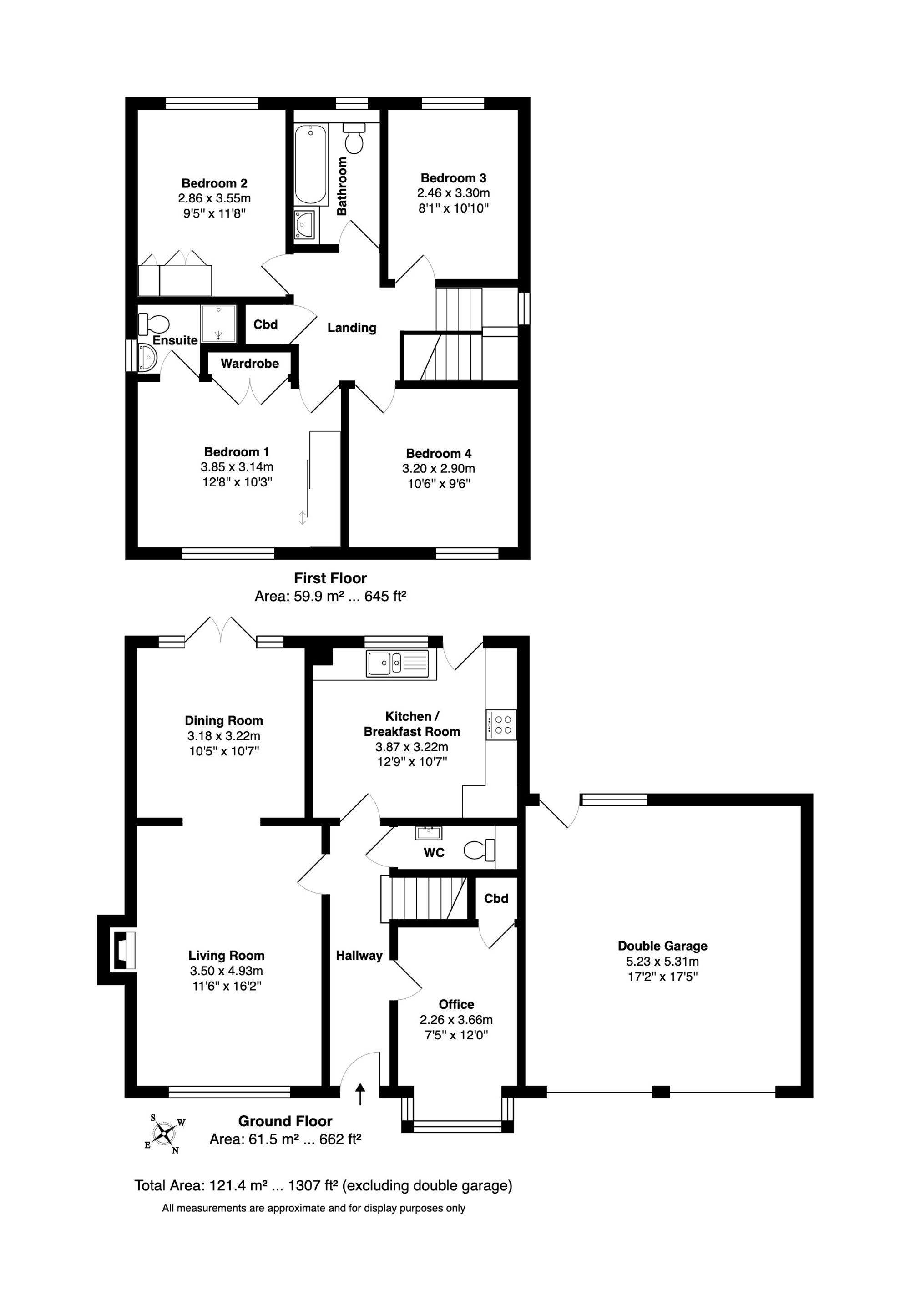 3 Moor Park Close, Harrogate floorplan