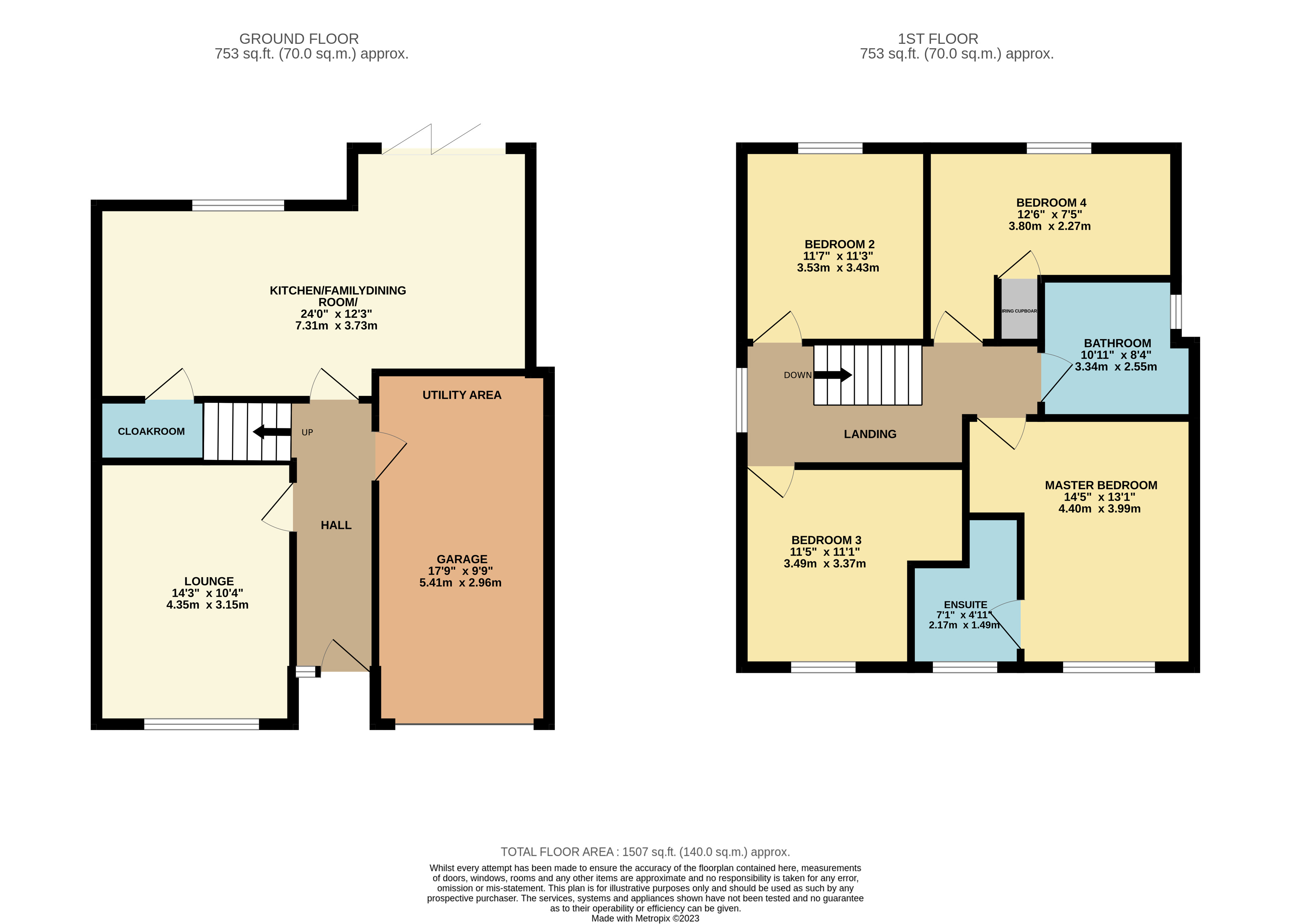 Whitegate Mews, Chapel Road, Hesketh Bank PR4, 4 bedroom semidetached