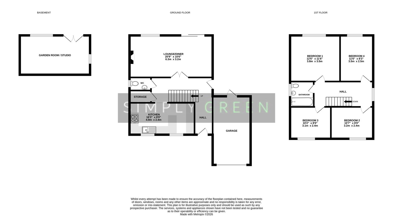 11, Ware Cross Gardens, Newton Abbot floorplan