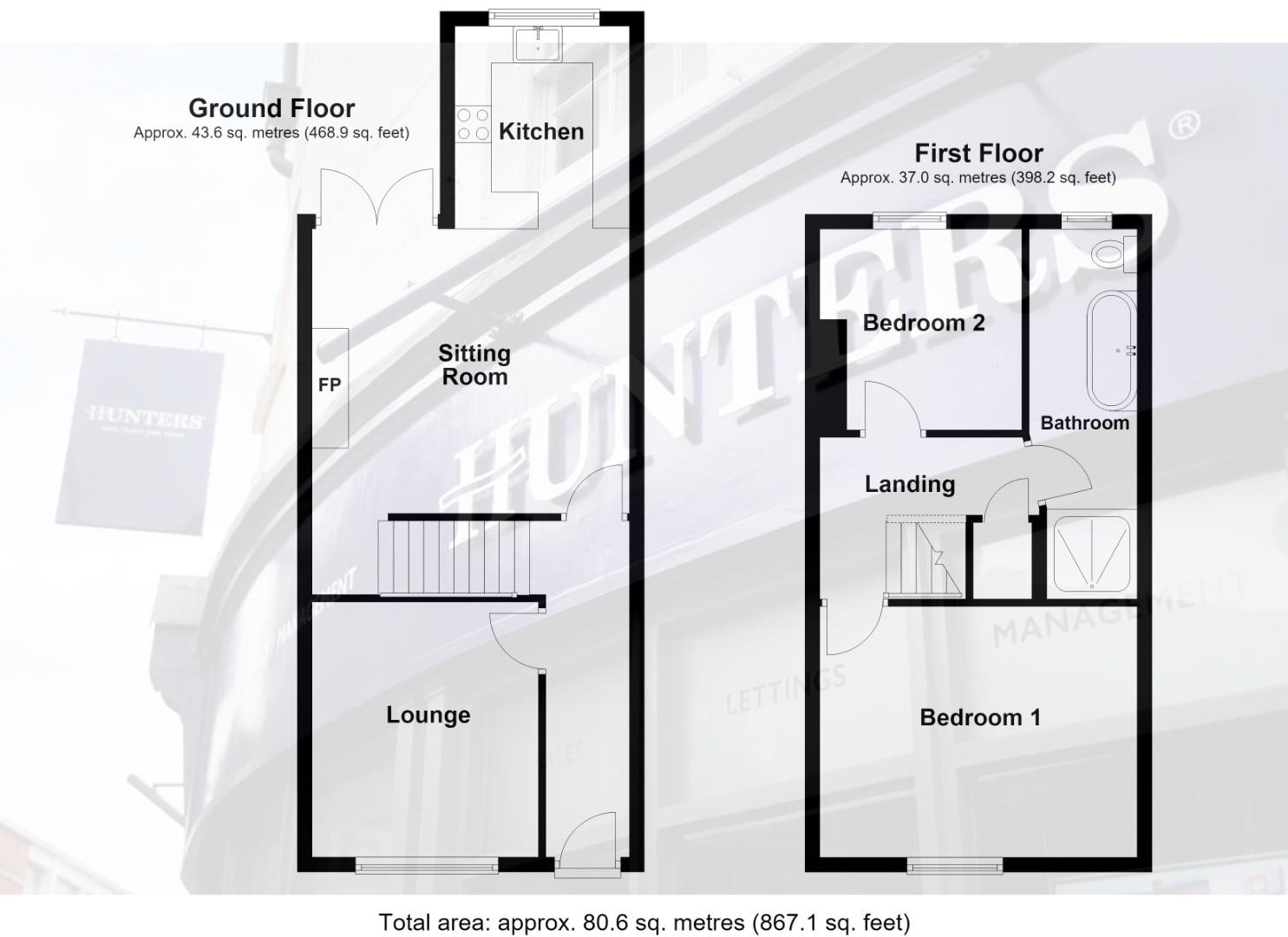 16, Woodland Place, Lower Darwen Darwen floorplan