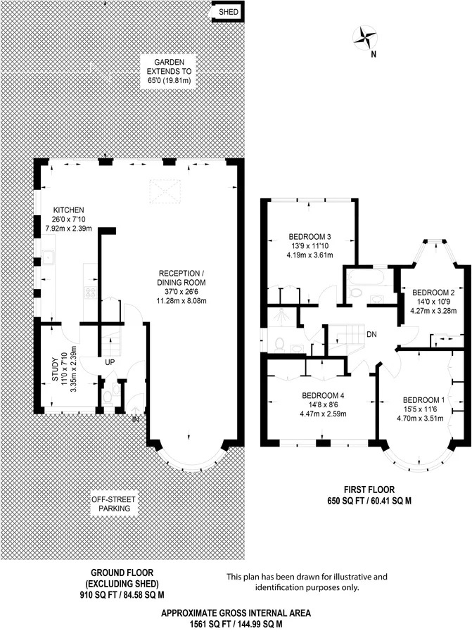 Uphill Grove, London floorplan