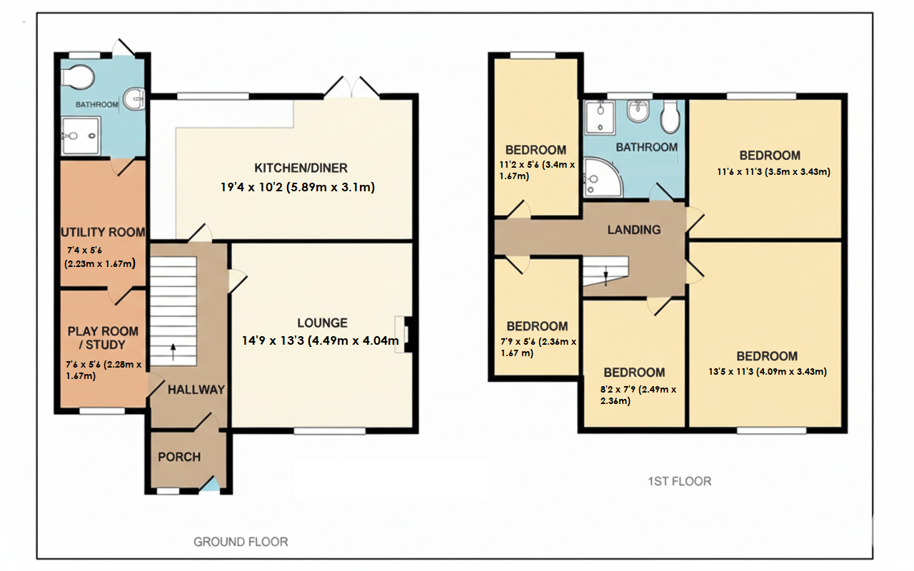 Kenneth Road, Romford, London, RM6 floorplan