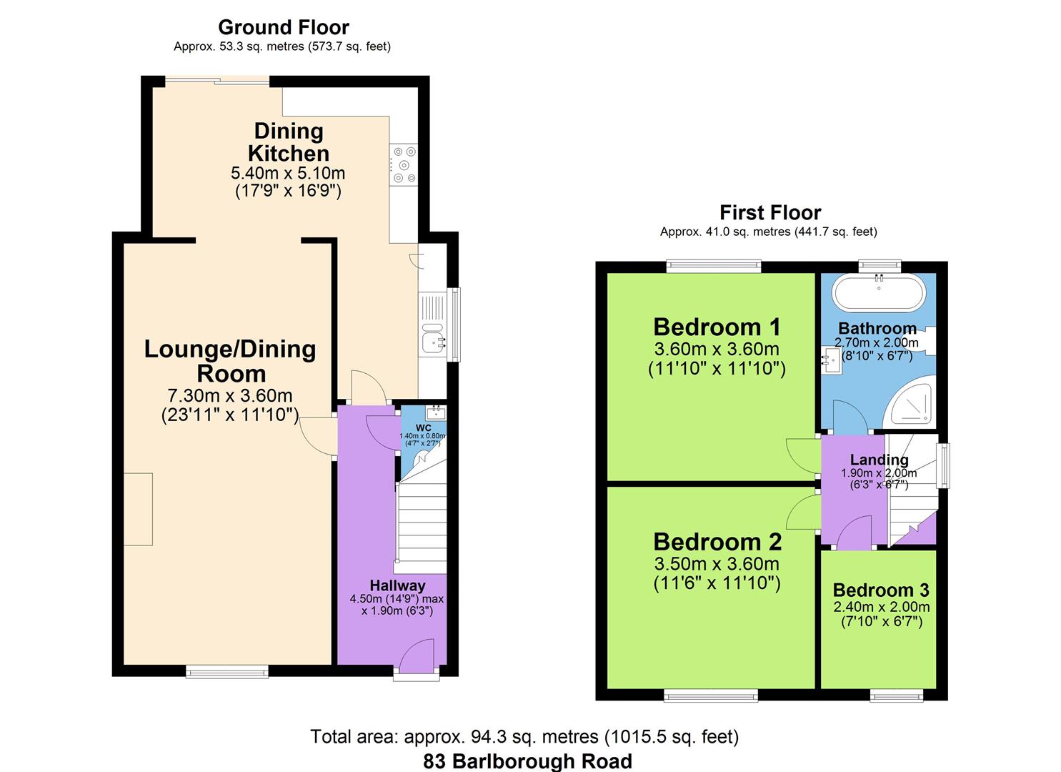 Barlborough Road, Clowne, Chesterfield S43, 3 bedroom semidetached