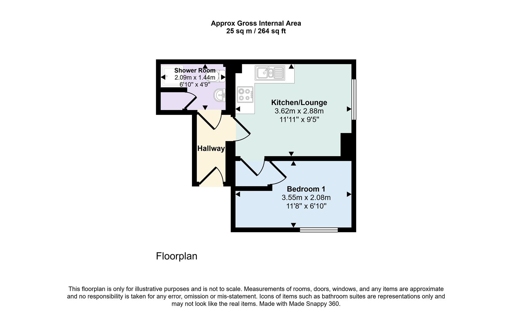 23 Nightingale House, Autumn Terrace, Worcester floorplan