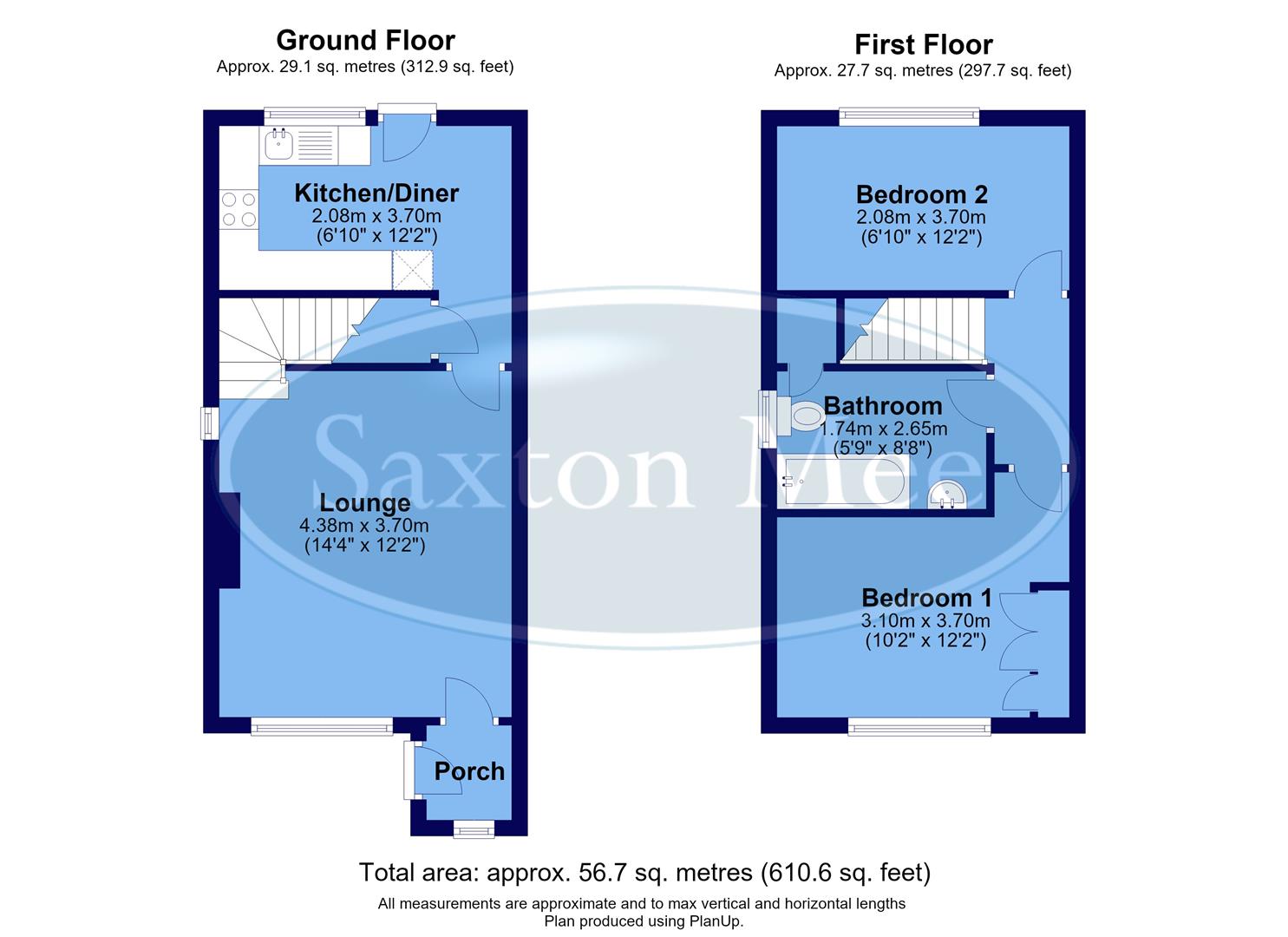 Pen Nook Gardens, Sheffield floorplan