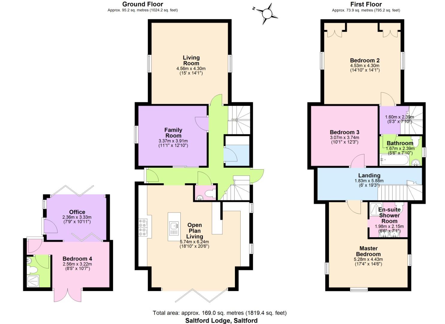 Saltford Lodge, 582, Bath Road, Bristol floorplan