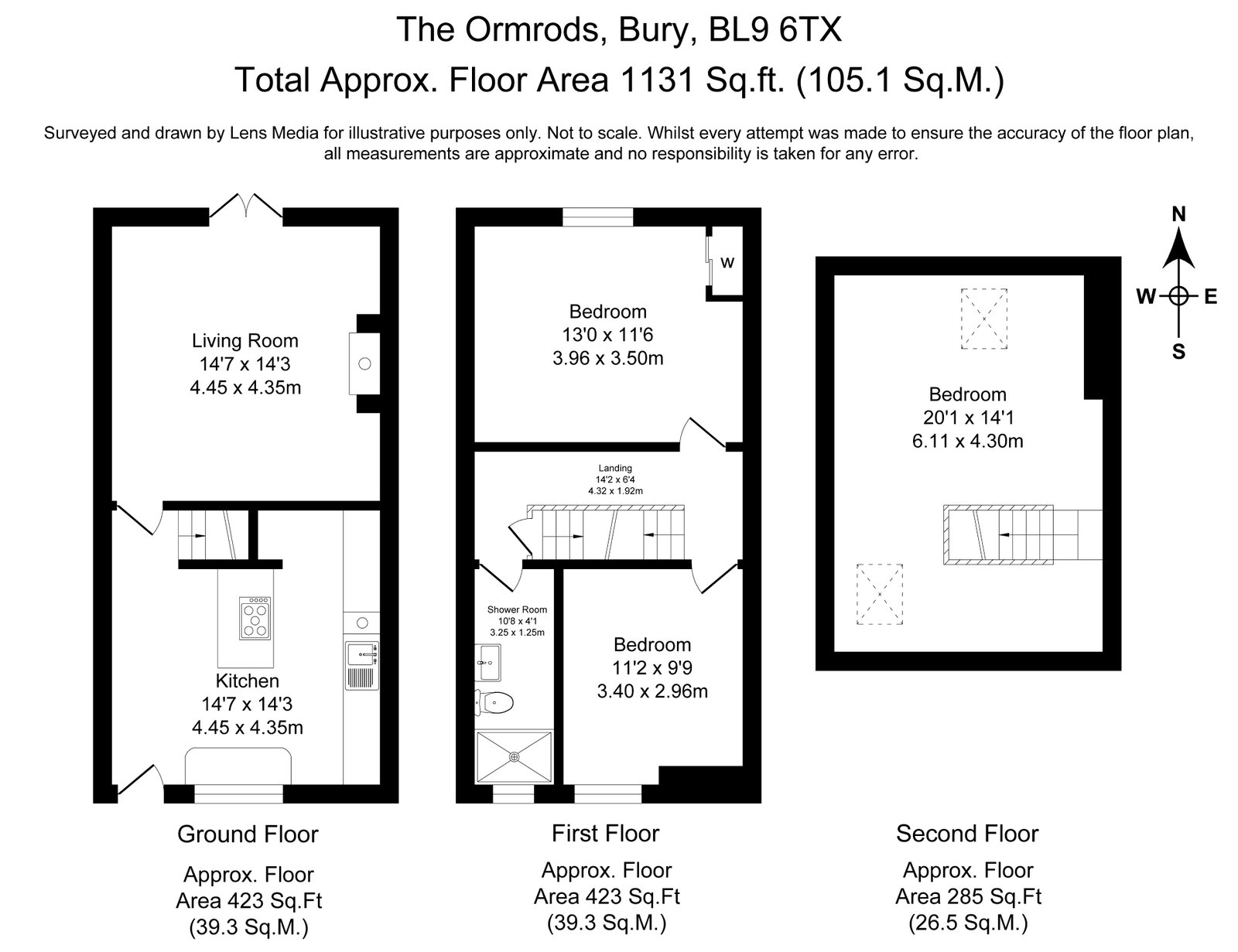 3, The Ormrods, Bury floorplan