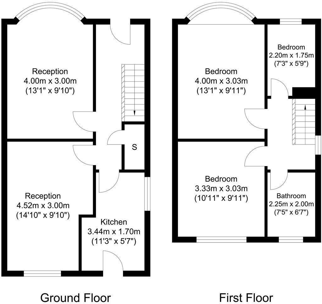 315, Blurton Road, Staffordshire floorplan
