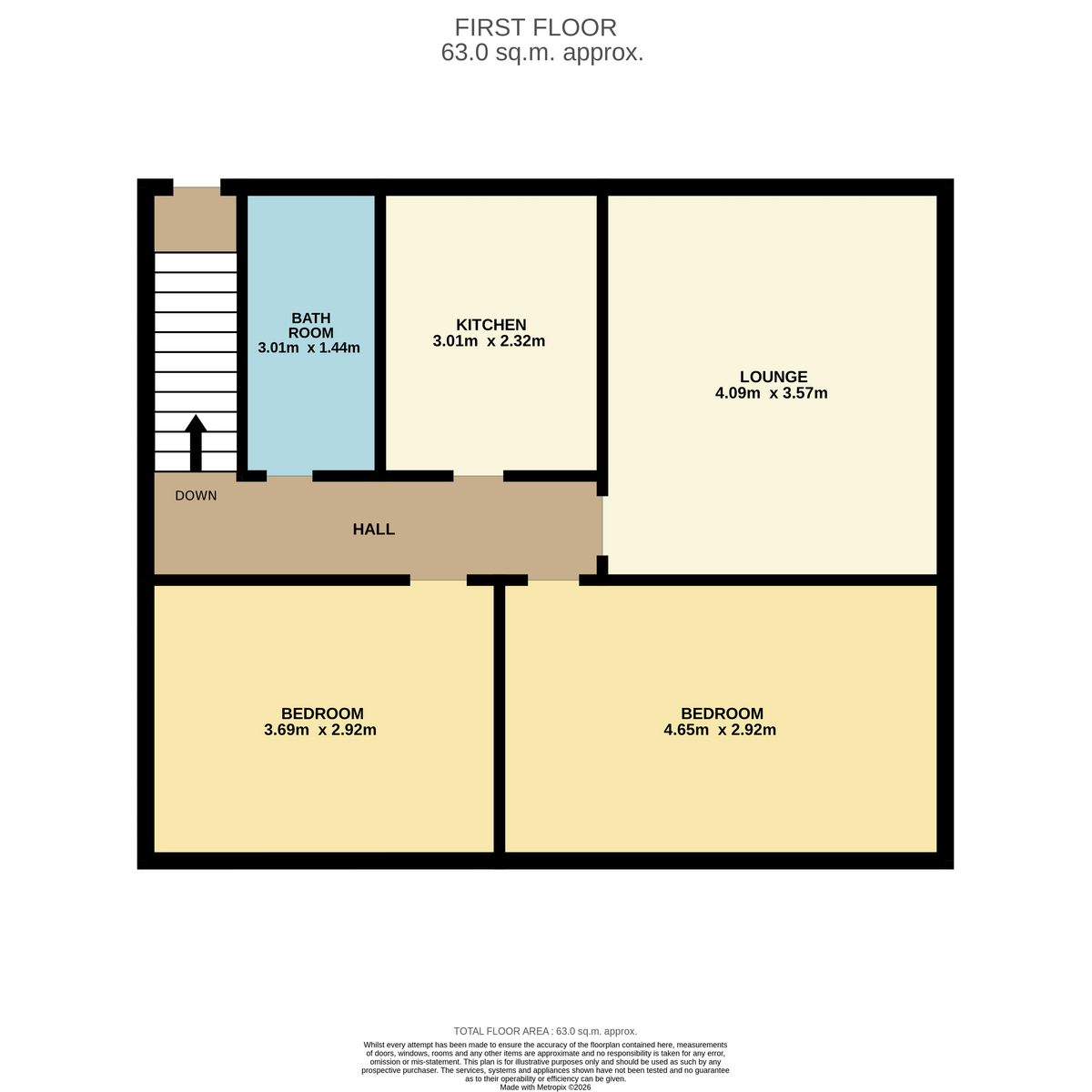 14, Glenogil Avenue, Dundee floorplan