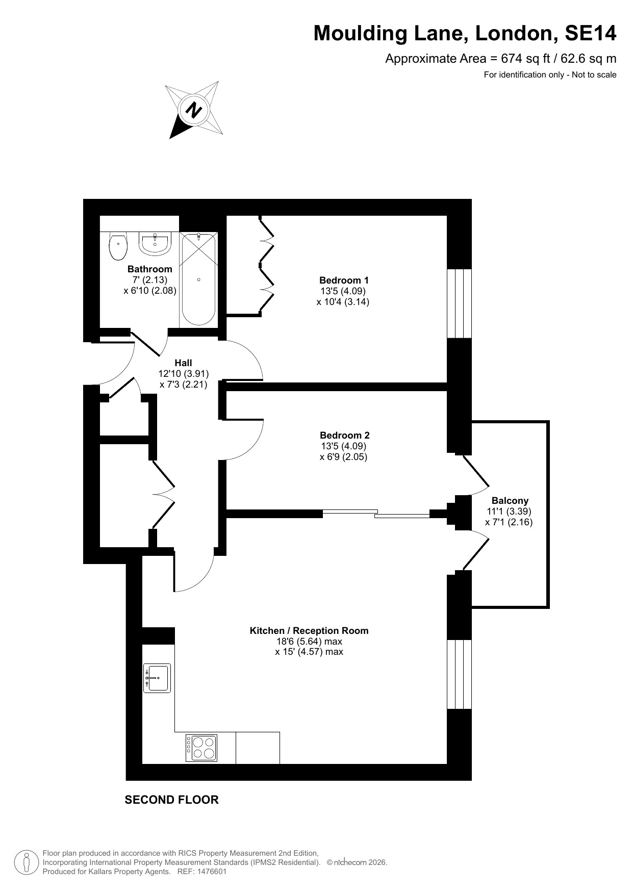 7 Molten Court, Moulding Lane, London floorplan