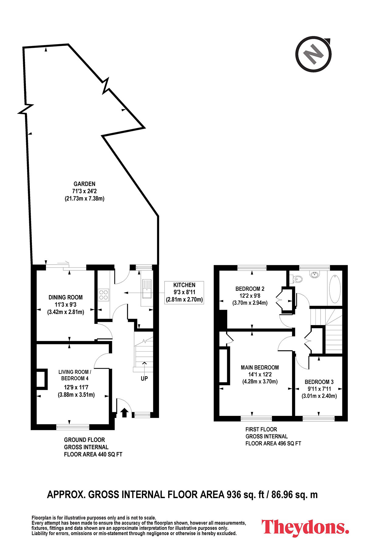 Cheltenham Road, Leyton floorplan