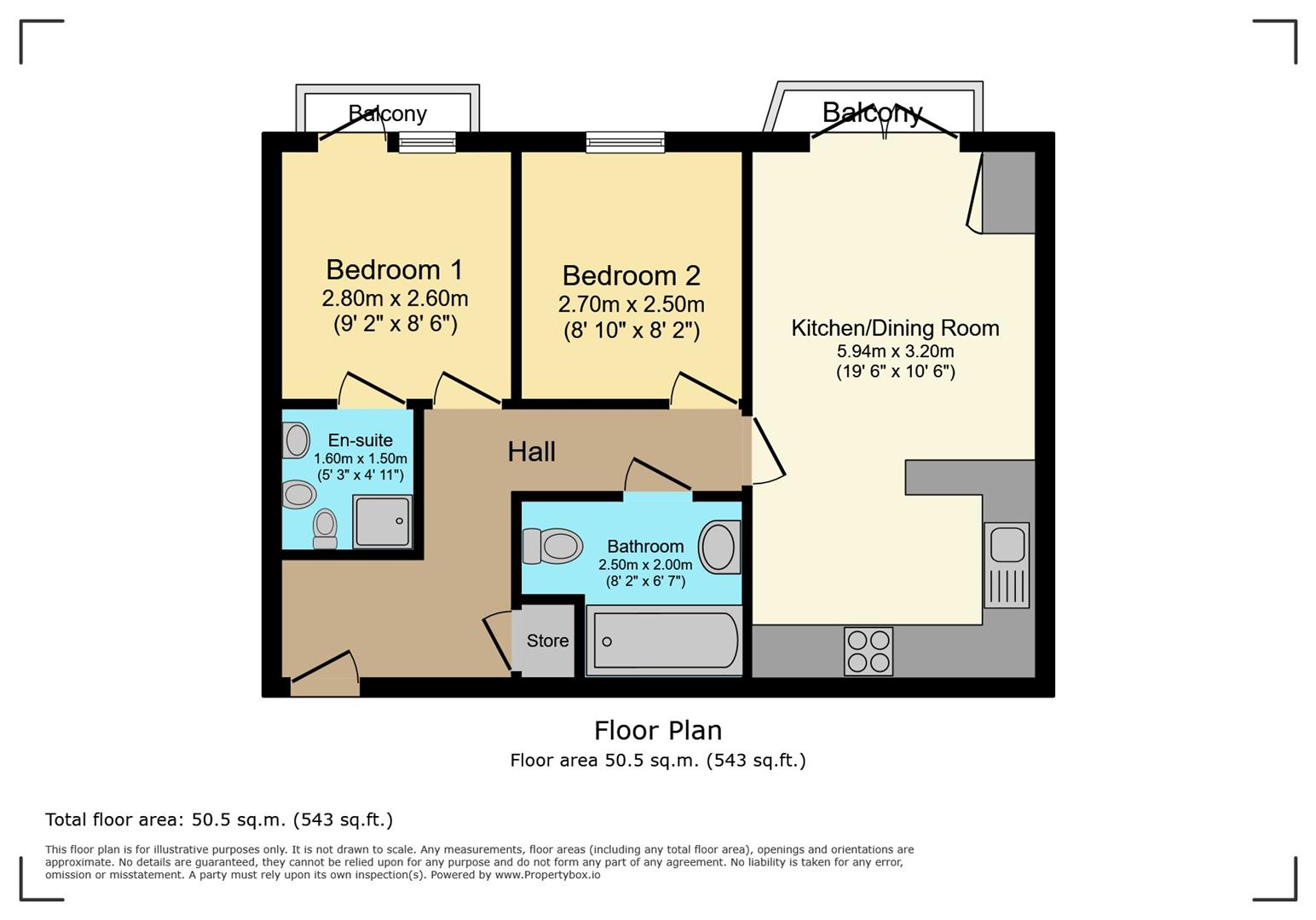 93, Ffordd Penrhyn, Barry floorplan