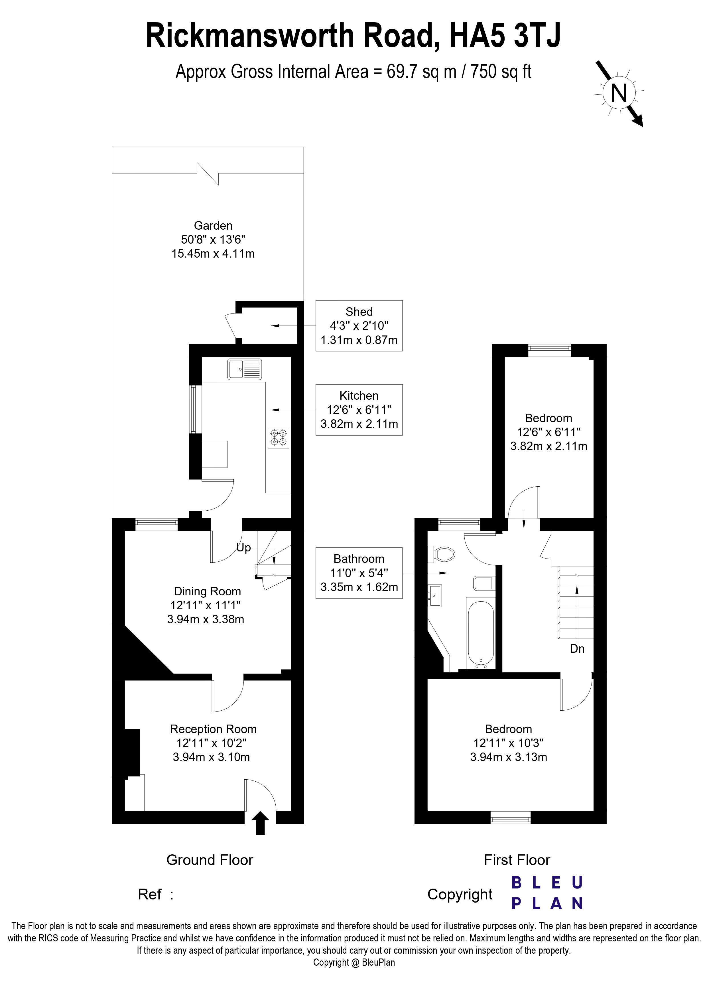 Rickmansworth Road, Pinner floorplan