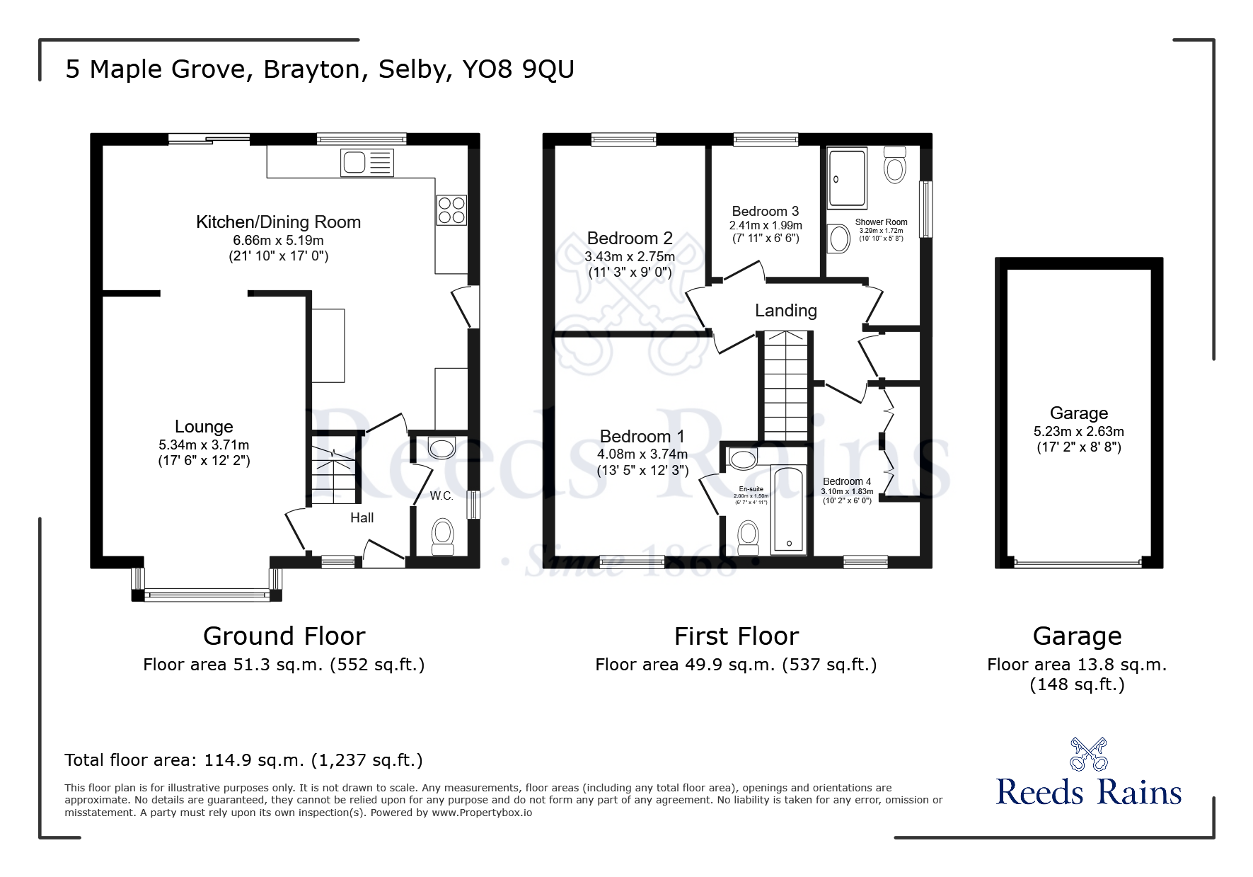 Maple Grove, Selby floorplan