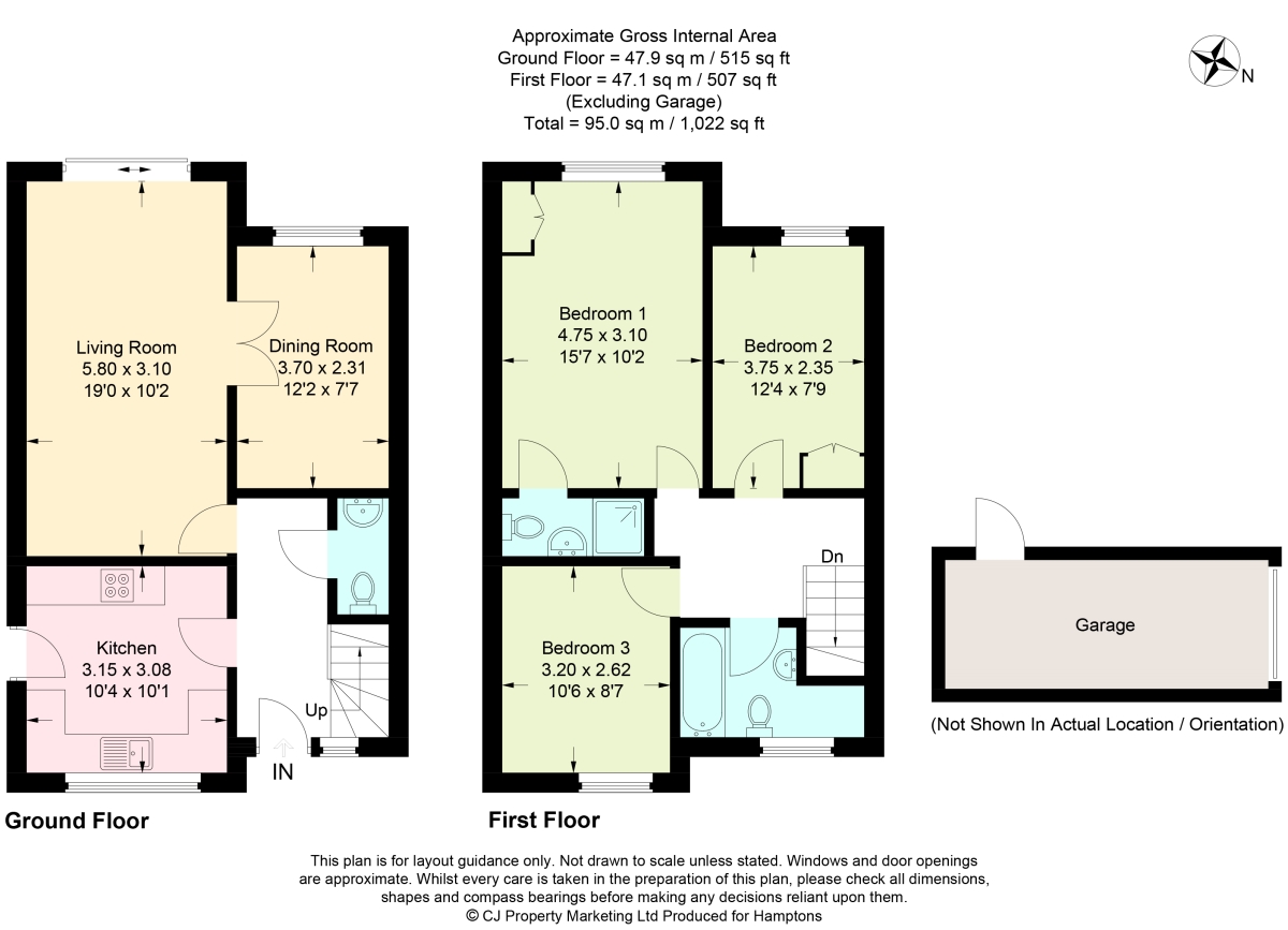 4, Langford Close, St. Albans floorplan