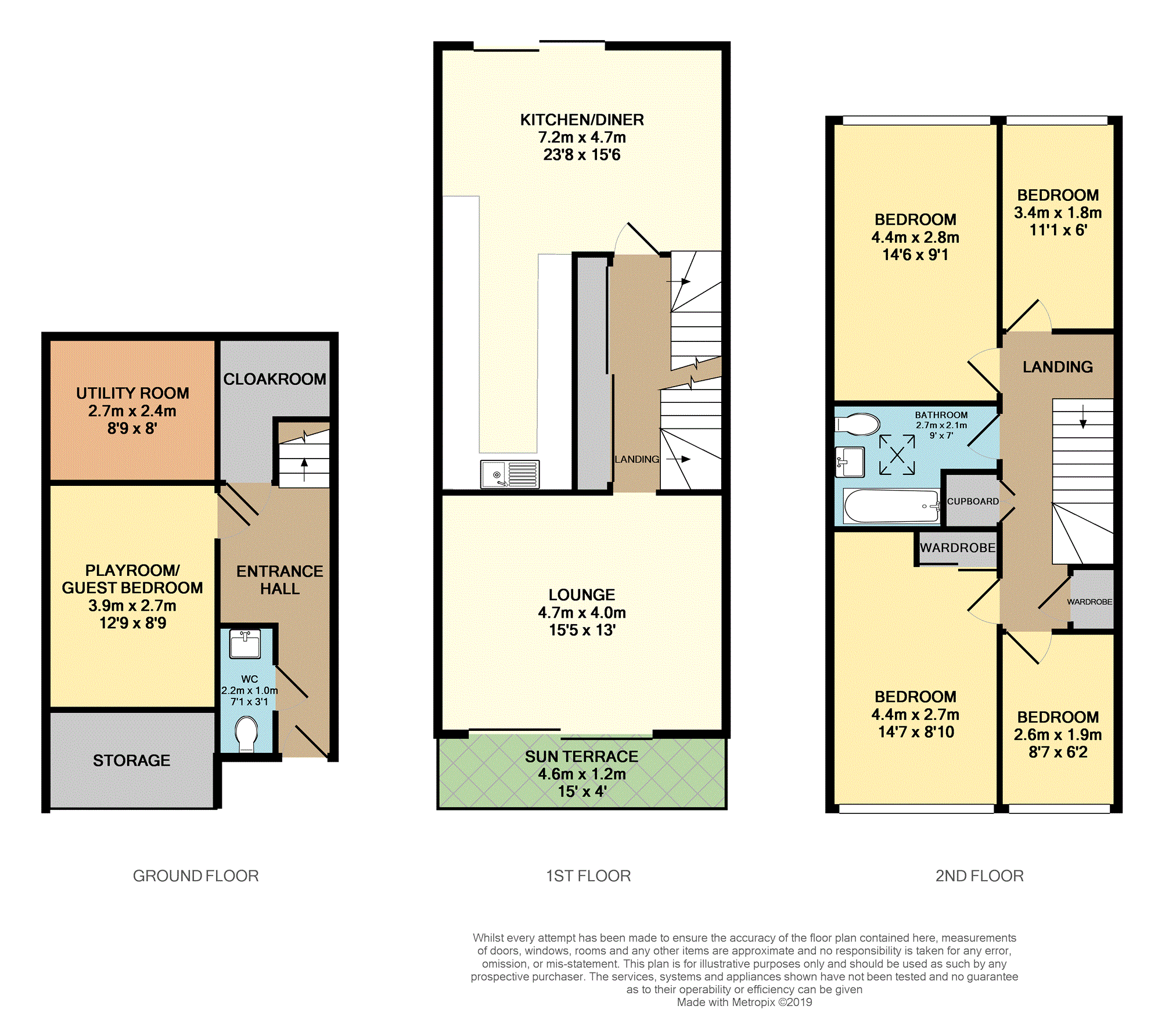 5 Bedrooms Terraced house for sale in Spains Hall Place, Basildon SS16