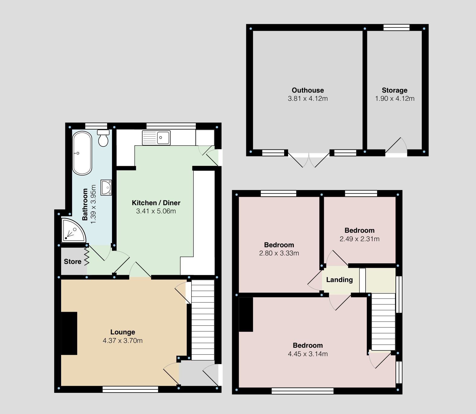 229, Kitts Green Road, Birmingham floorplan