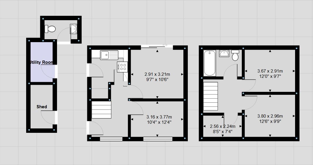80, Heol Y Mynydd, Bridgend floorplan