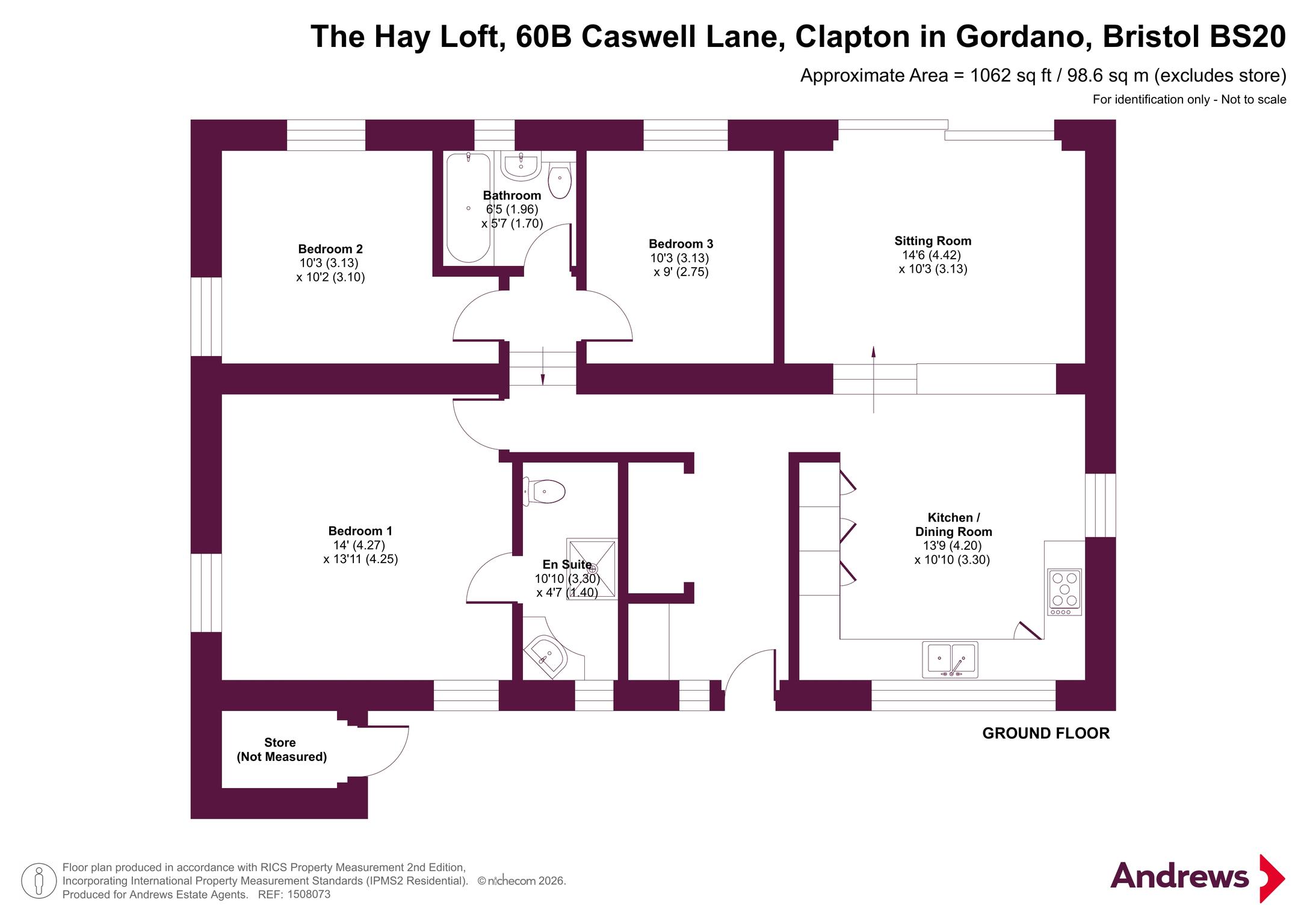 Hay Loft, Caswell Lane Ad 30.09.26,, Hay Loft, Caswell Lane, Bristol floorplan
