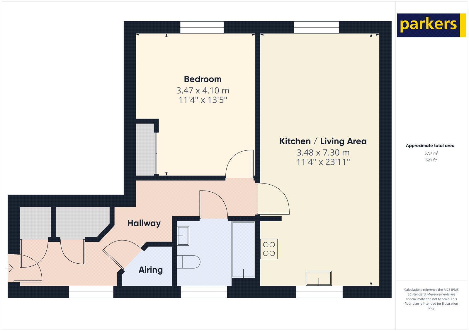 1, Marriotts Walk, Oxfordshire floorplan