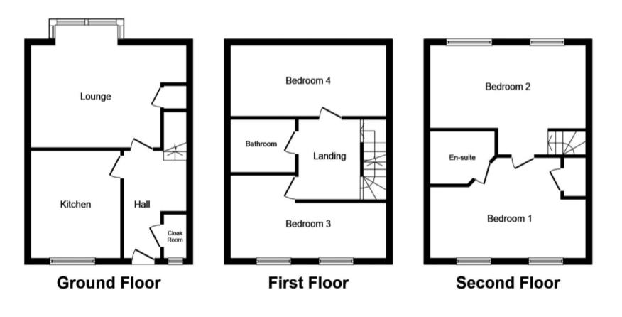 4 Bedrooms Terraced house for sale in Ffordd Aberkinsey, Rhyl LL18