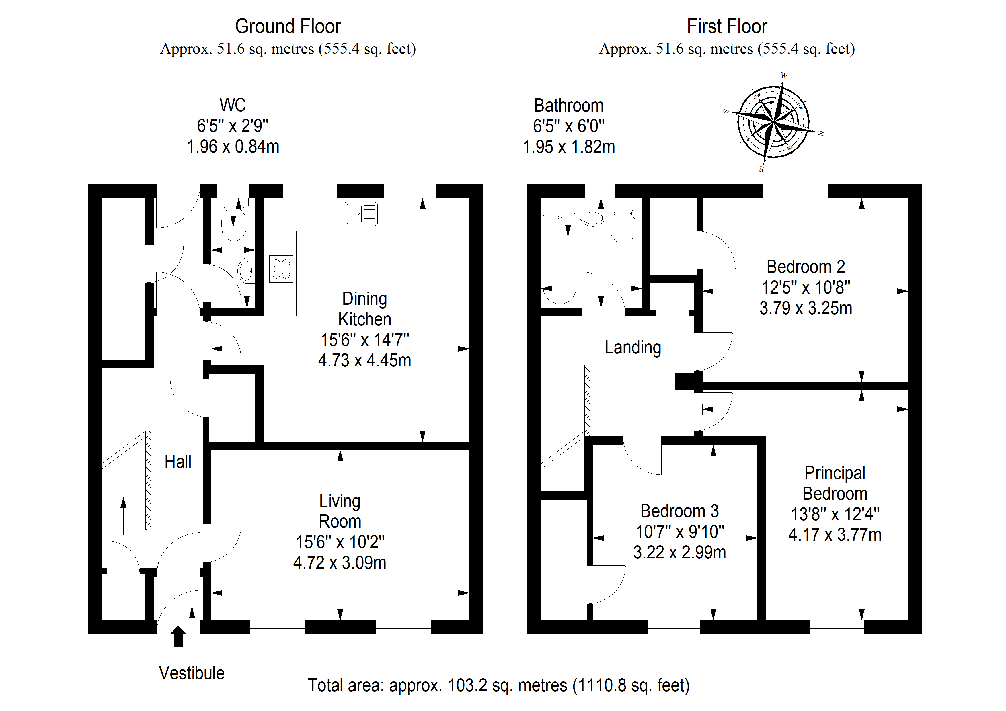 31, Damcroft, Peebles floorplan