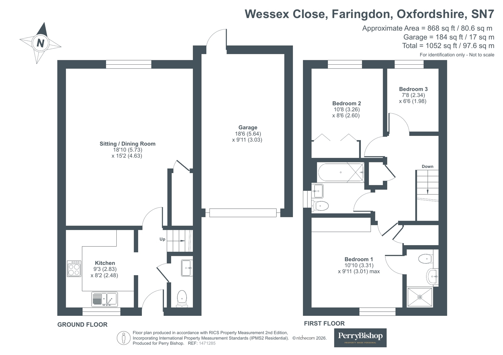 15, Wessex Close, Oxfordshire floorplan