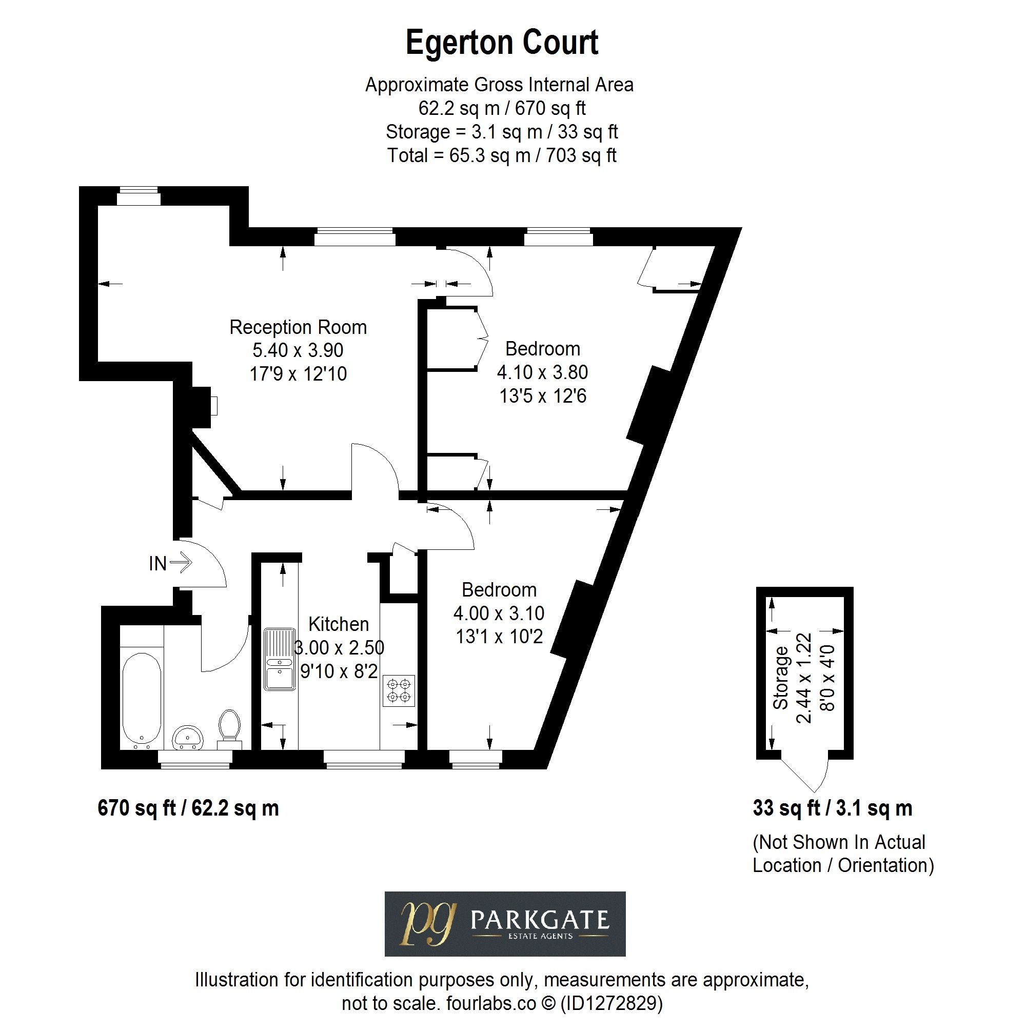 16, Egerton Court, Richmond floorplan