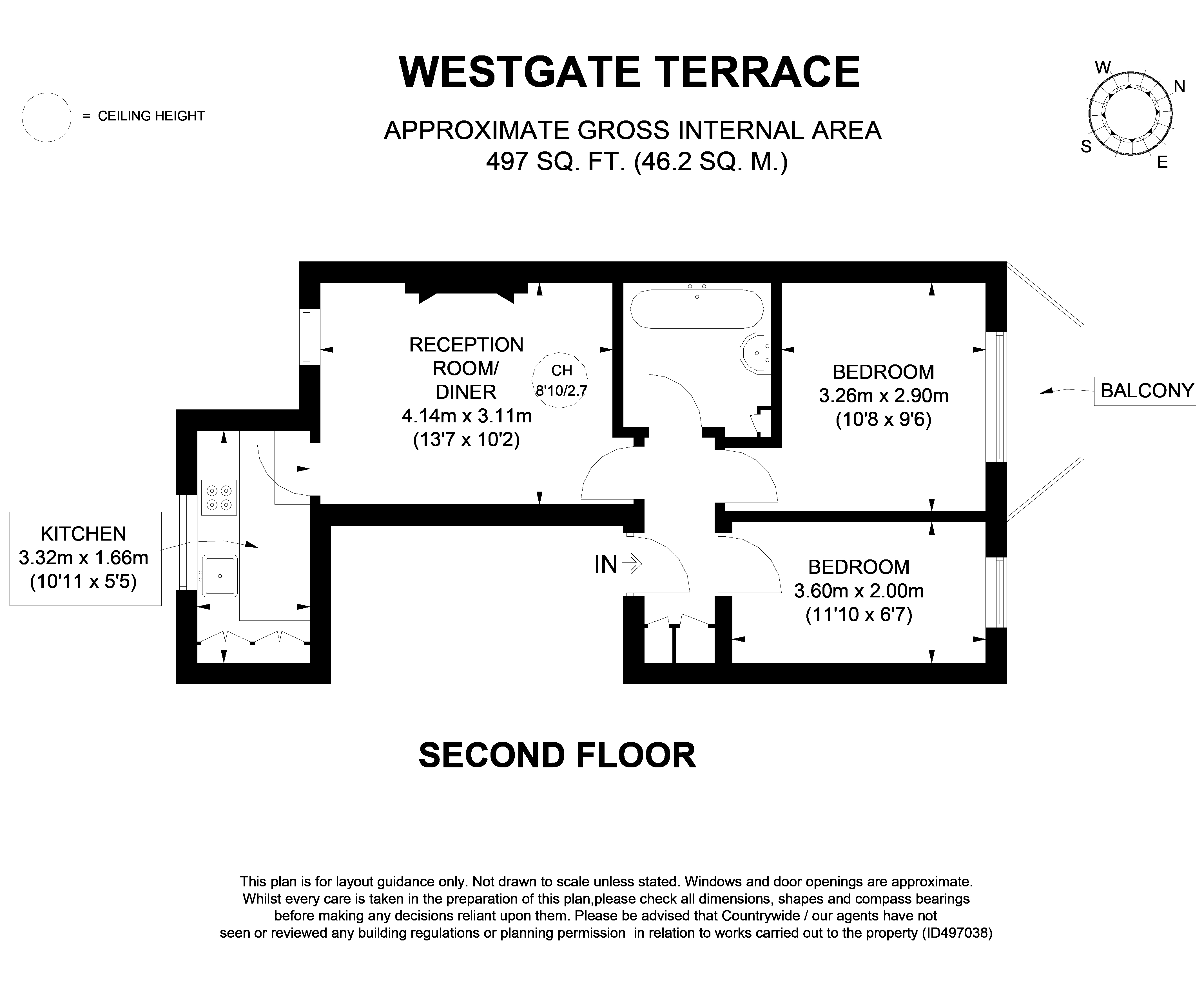 2 Bedrooms Flat to rent in Westgate Terrace, Earls Court SW10