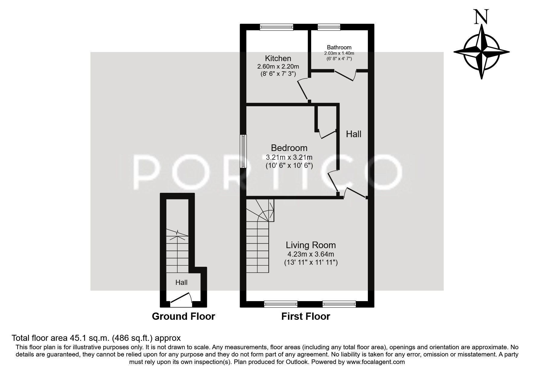 9, Beulah Road, London floorplan
