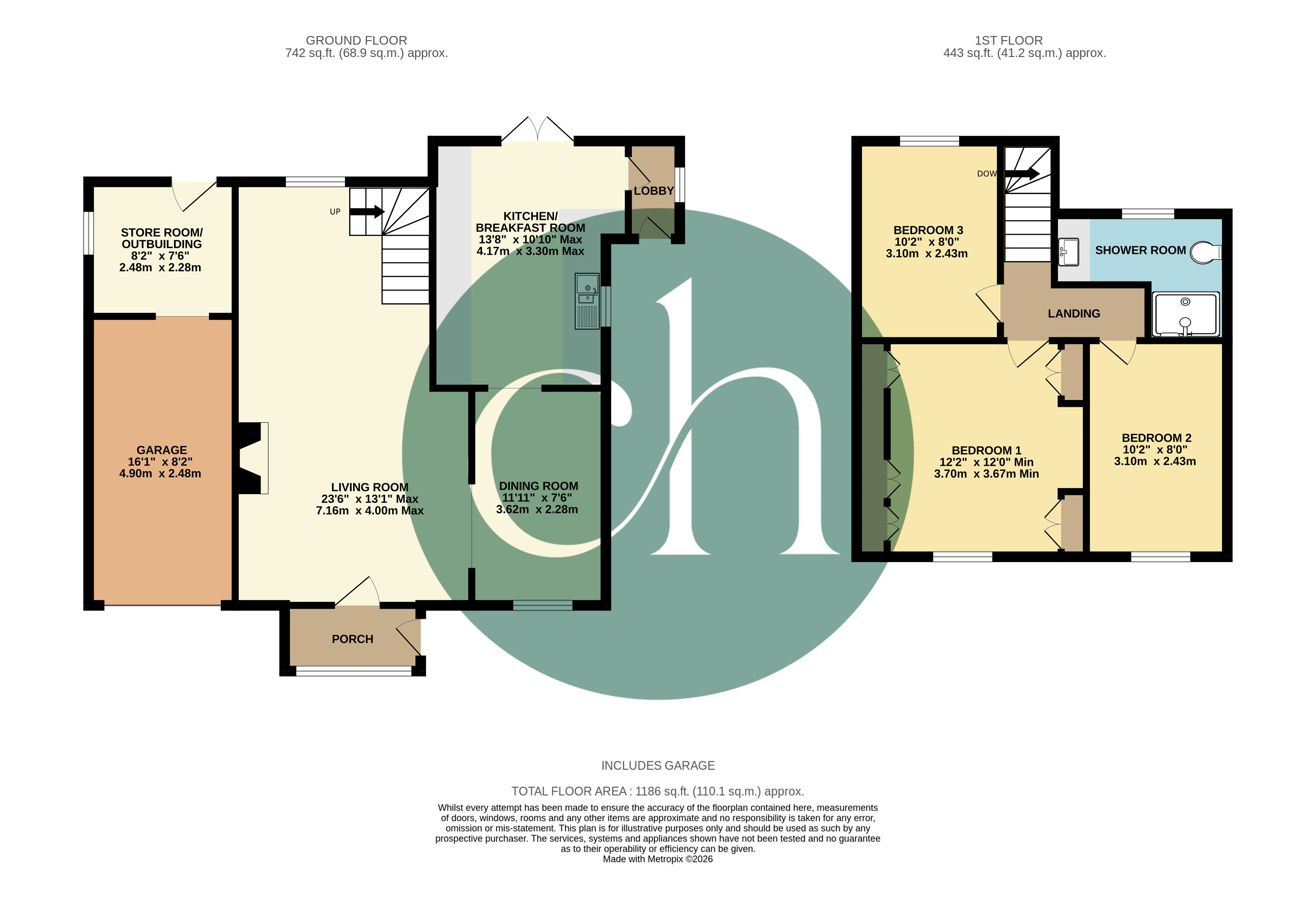 The Green, Chippenham floorplan