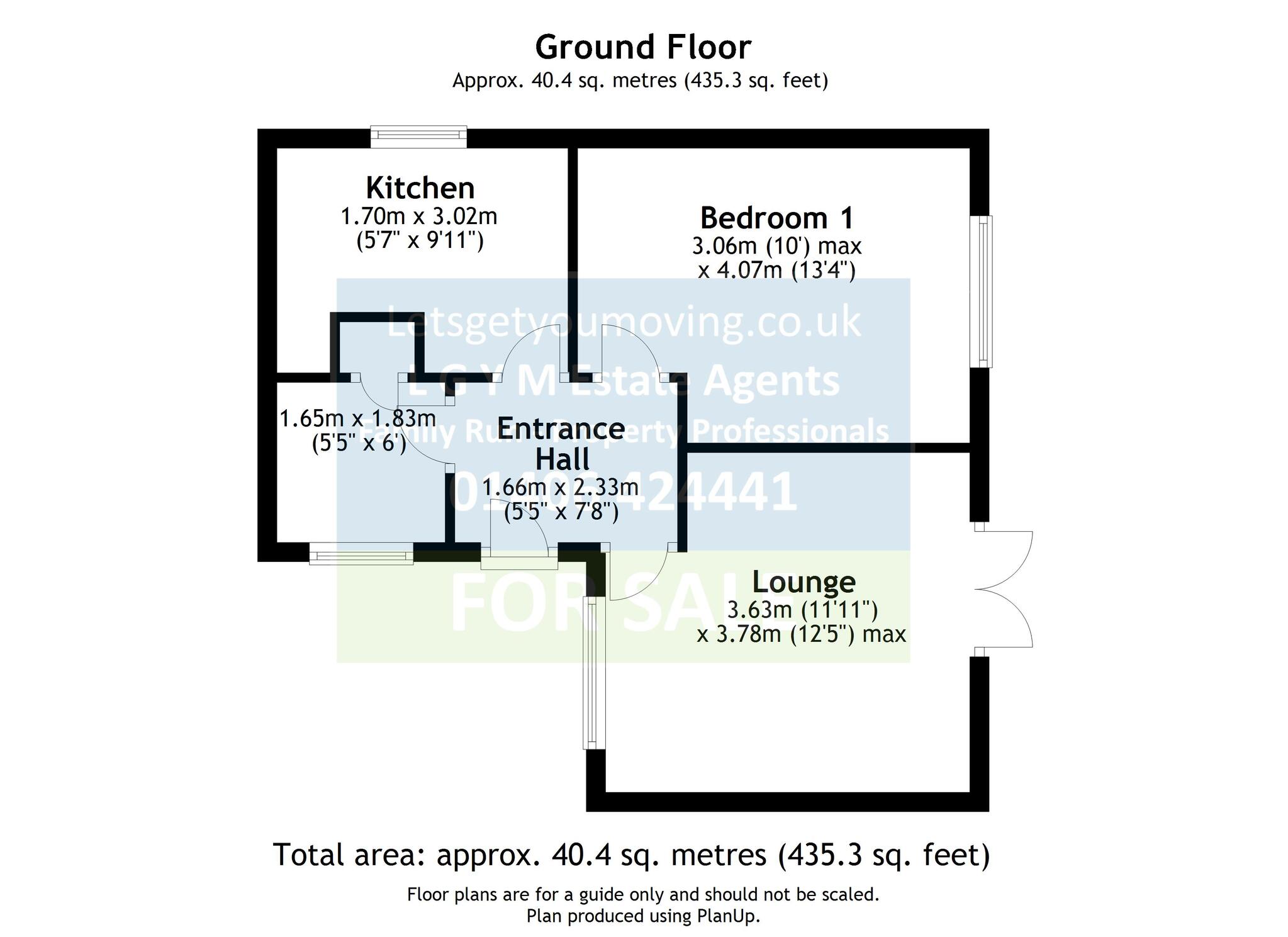 42 The Hollies, Holbeach floorplan