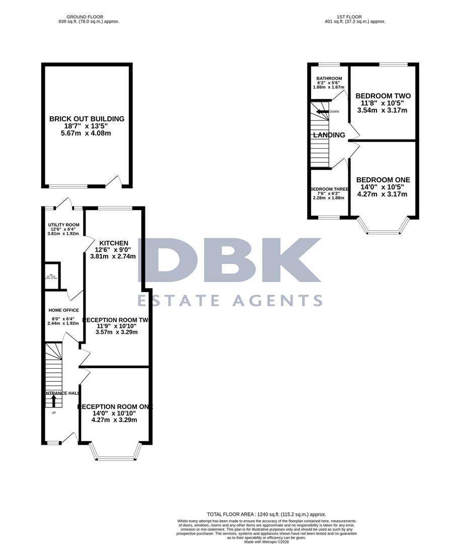 Northcote Avenue, Southall floorplan