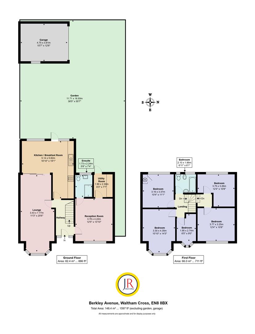 11, Berkley Avenue, Waltham Cross floorplan