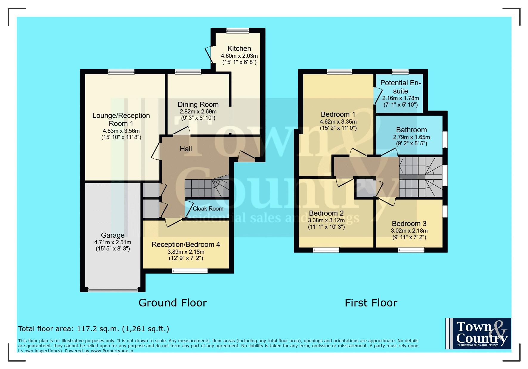 1B, Pyefleet Close, Colchester floorplan