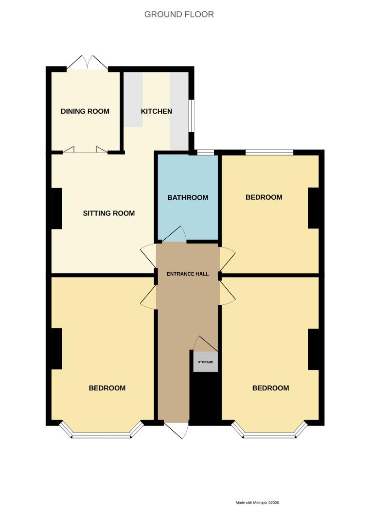 134, Elm Road, Leigh-On-Sea floorplan