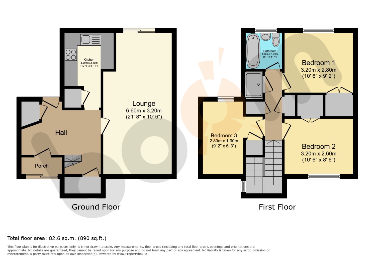 6, Plover Place, Johnstone floorplan