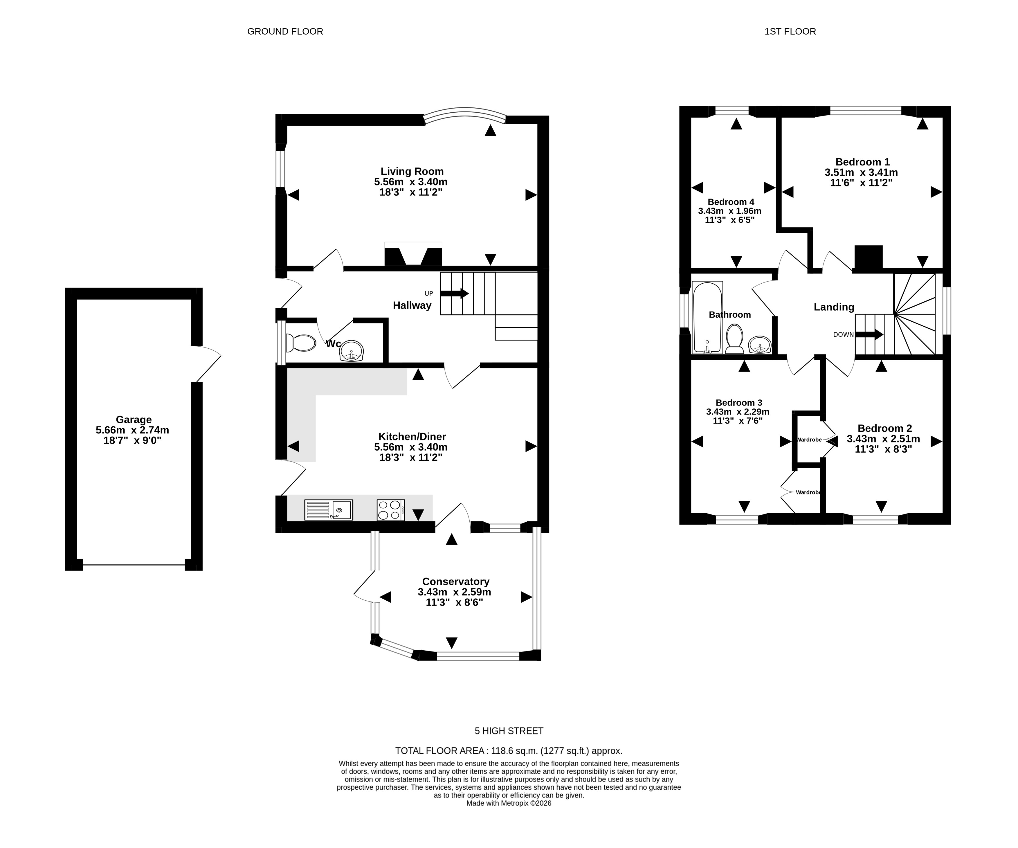 5, High Street, Bristol floorplan