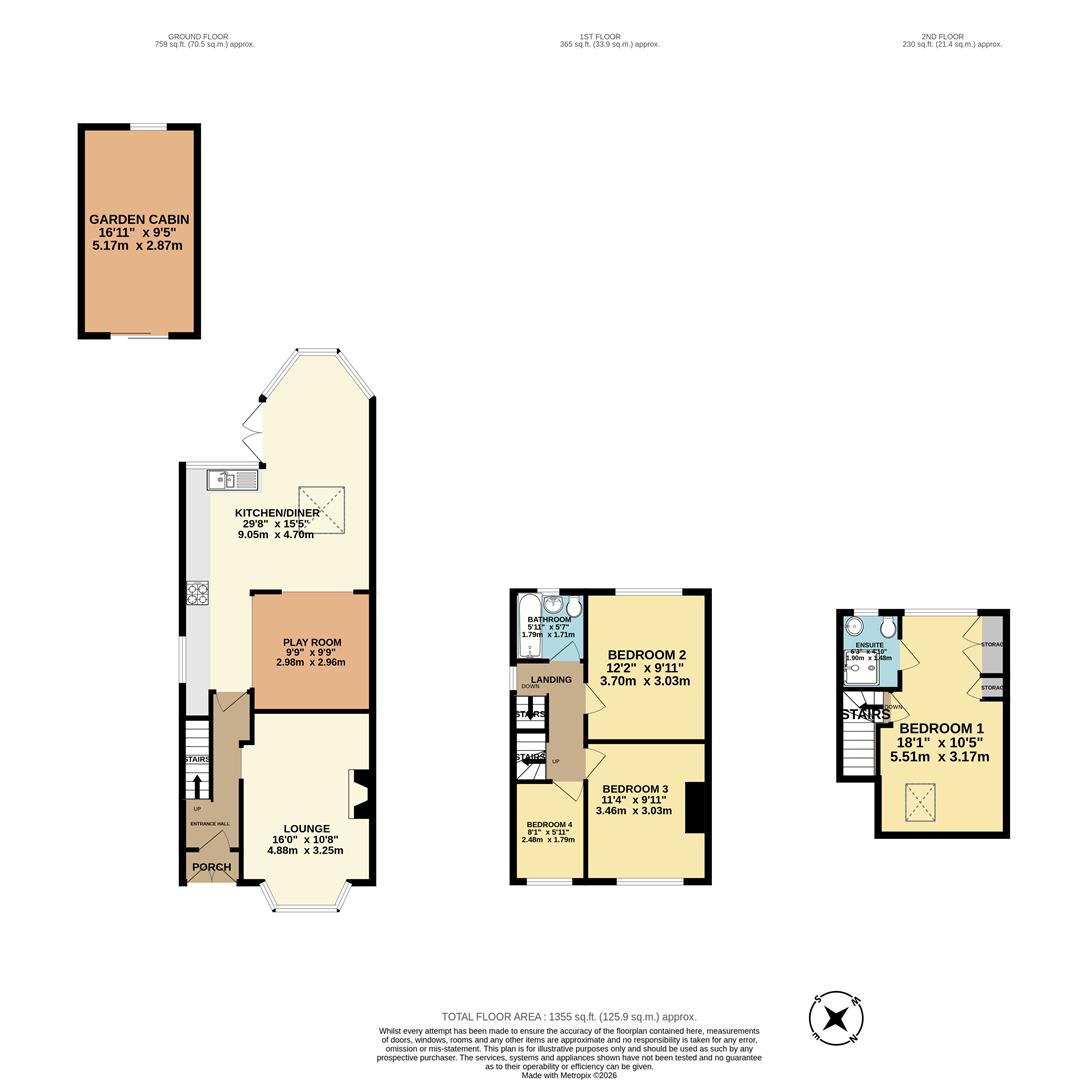 546, Grange Road, Gillingham floorplan