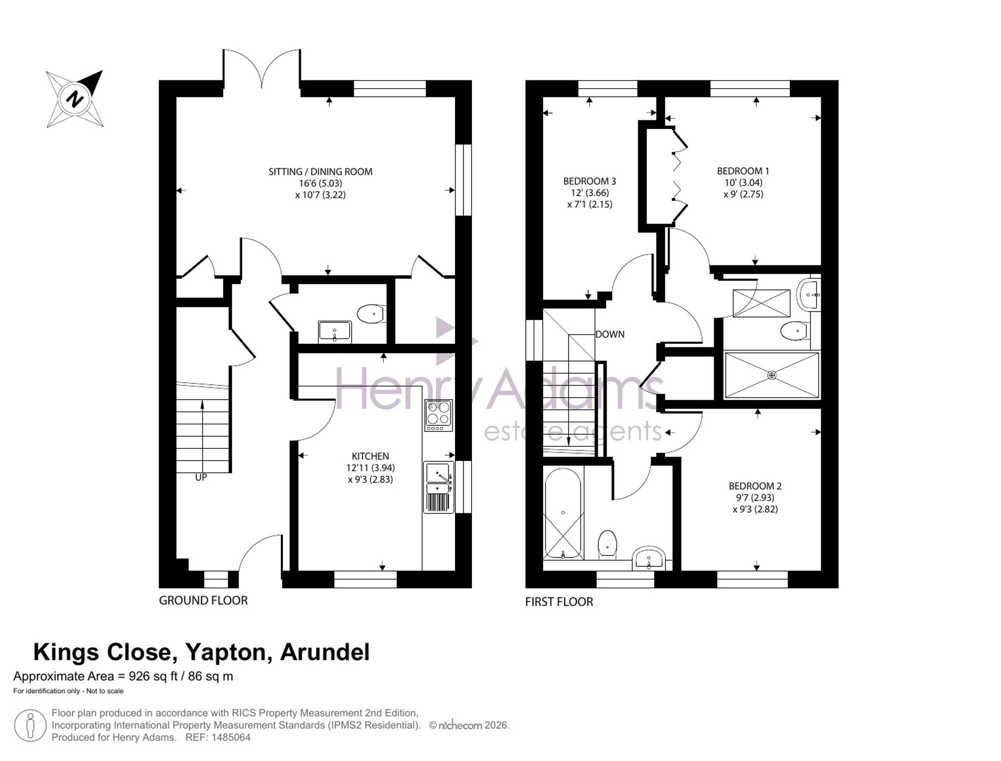 8 Kings Close, Arundel floorplan