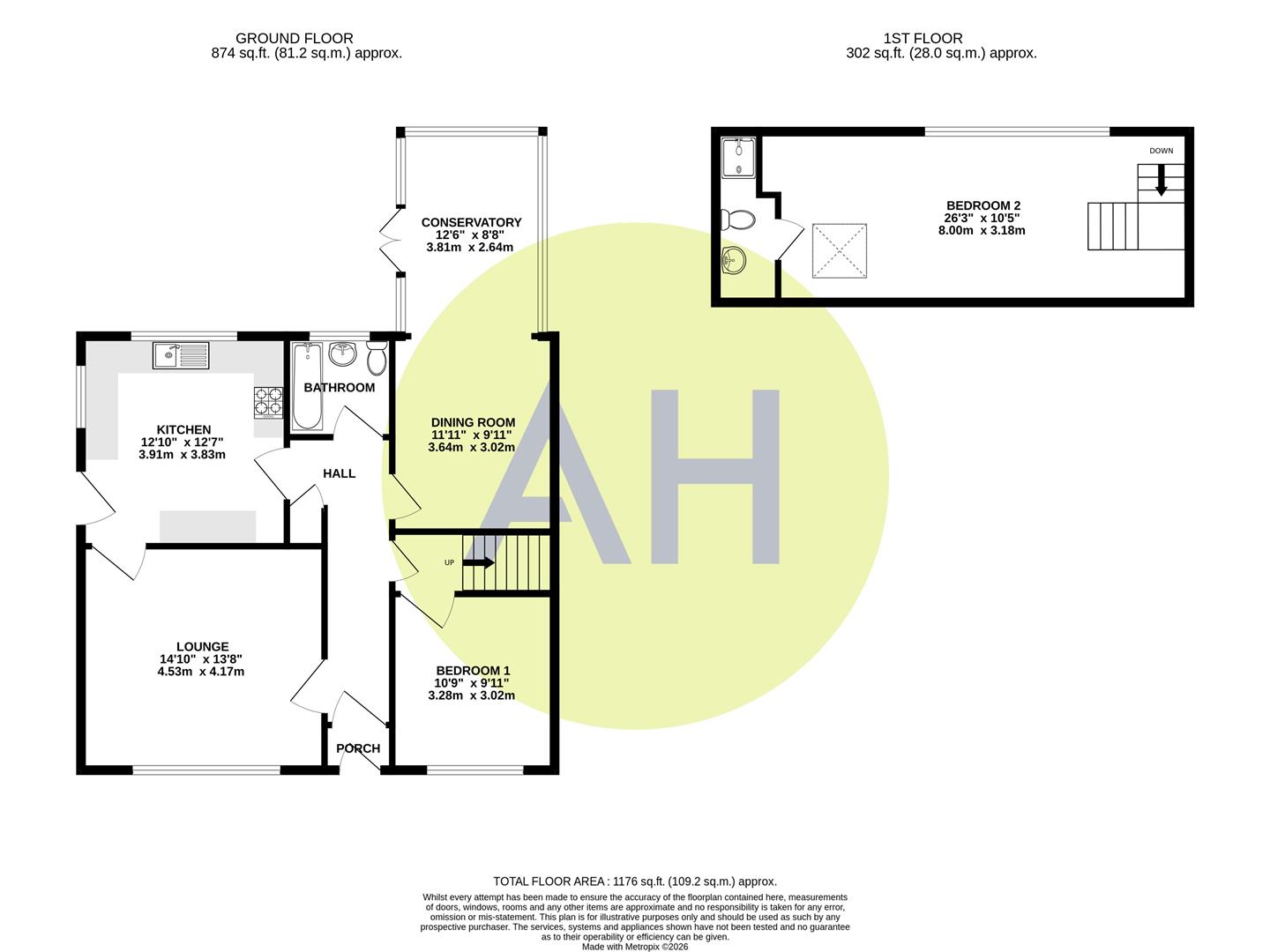 20, The Grove, Sale floorplan