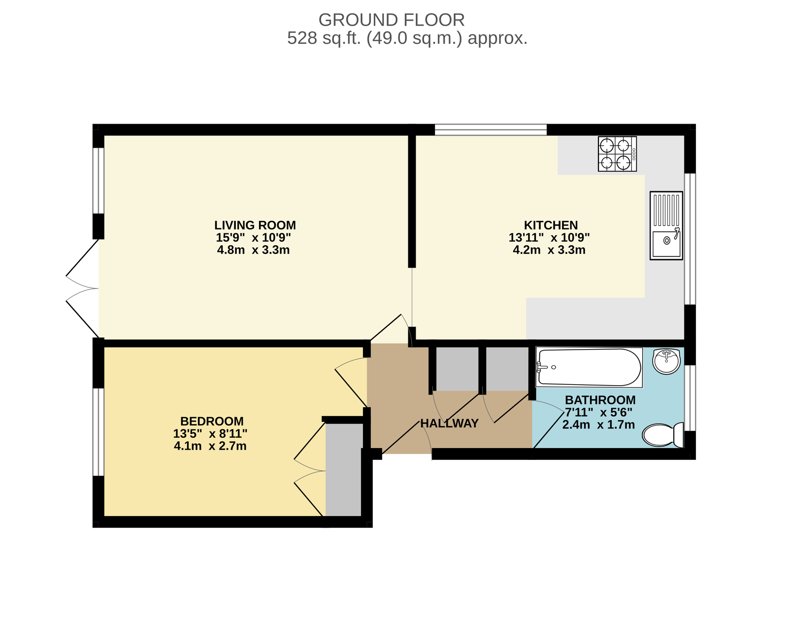 54, Trafalgar Road, Southampton floorplan