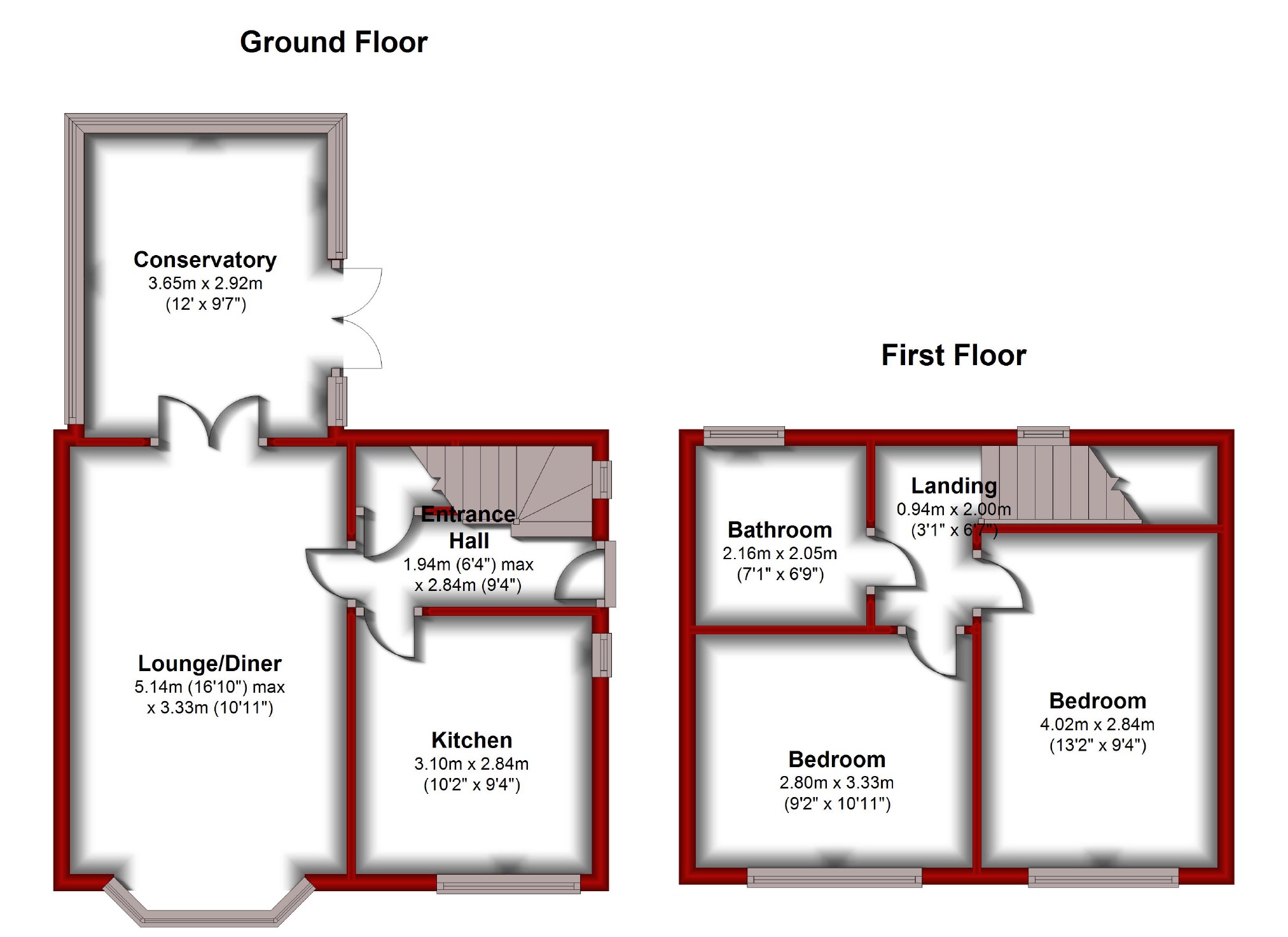 2 Bedrooms Semi-detached house to rent in Sealand Avenue, Deeside, Clwyd CH5