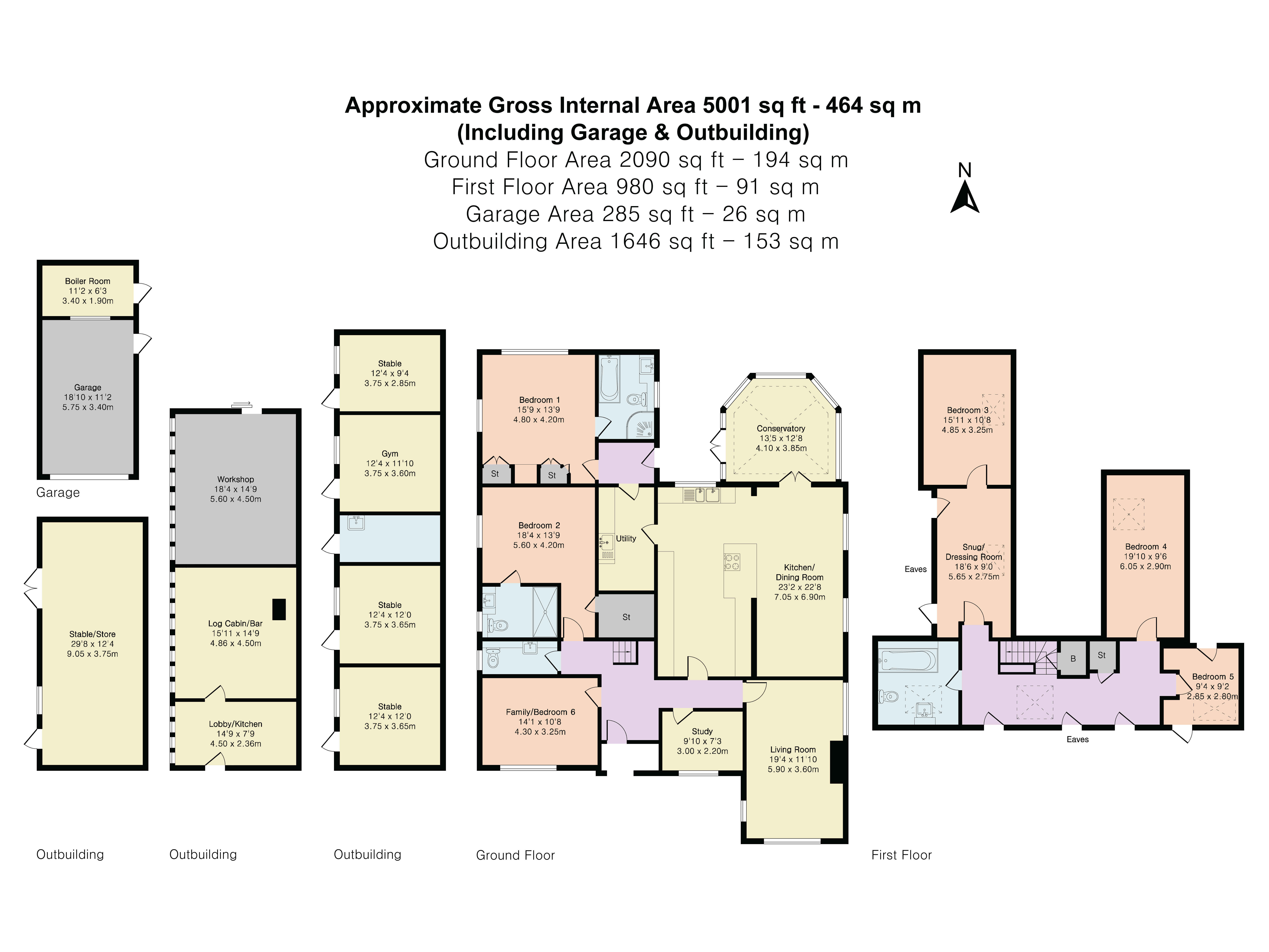 Three Acres, Crays Pond floorplan