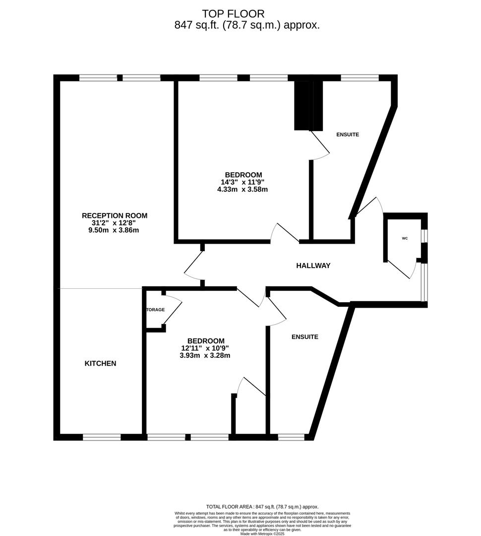 Flat 5, 115, Milward Road, Hastings floorplan